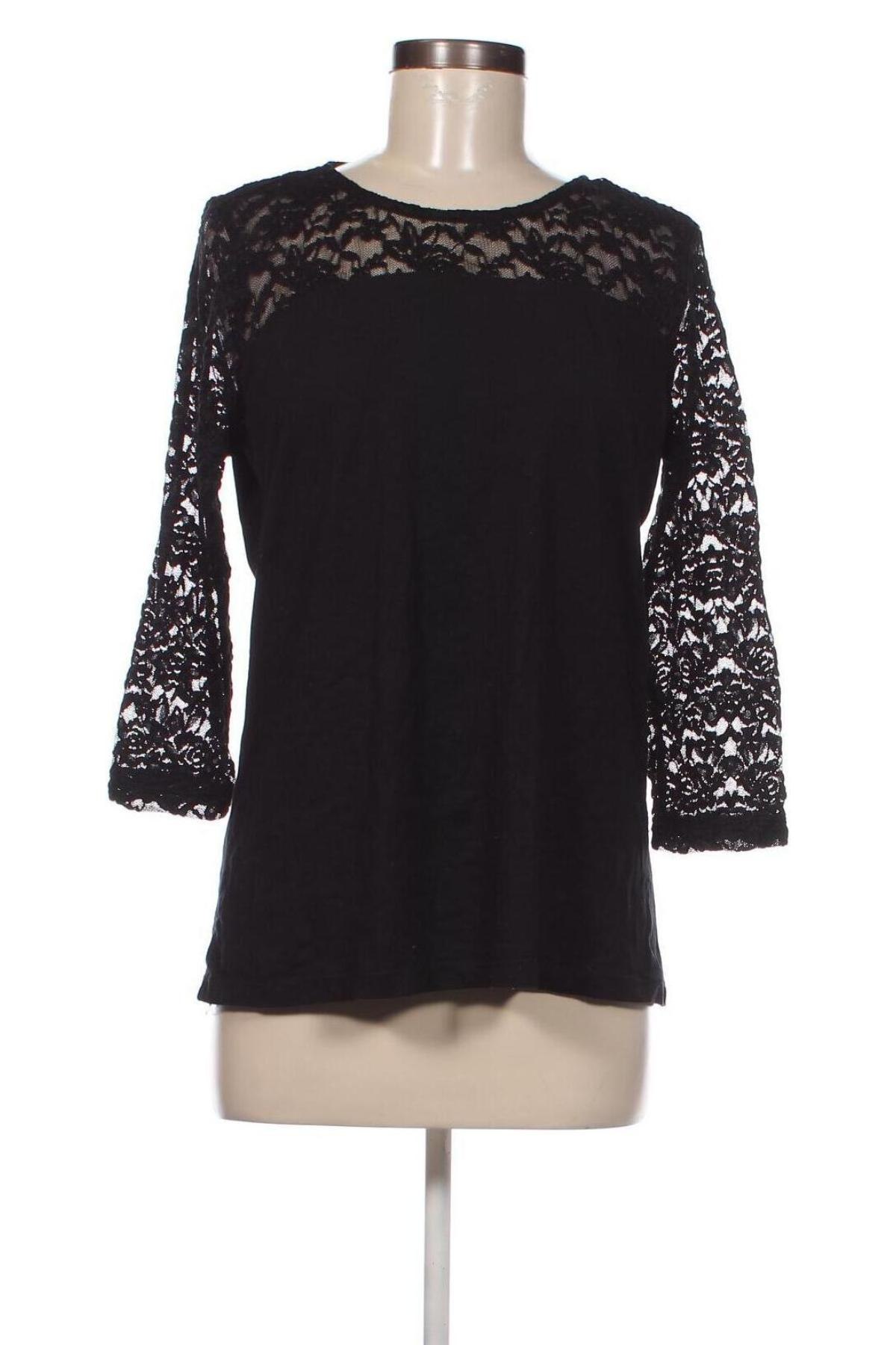 Γυναικεία μπλούζα Yessica, Μέγεθος M, Χρώμα Μαύρο, Τιμή 3,88 €