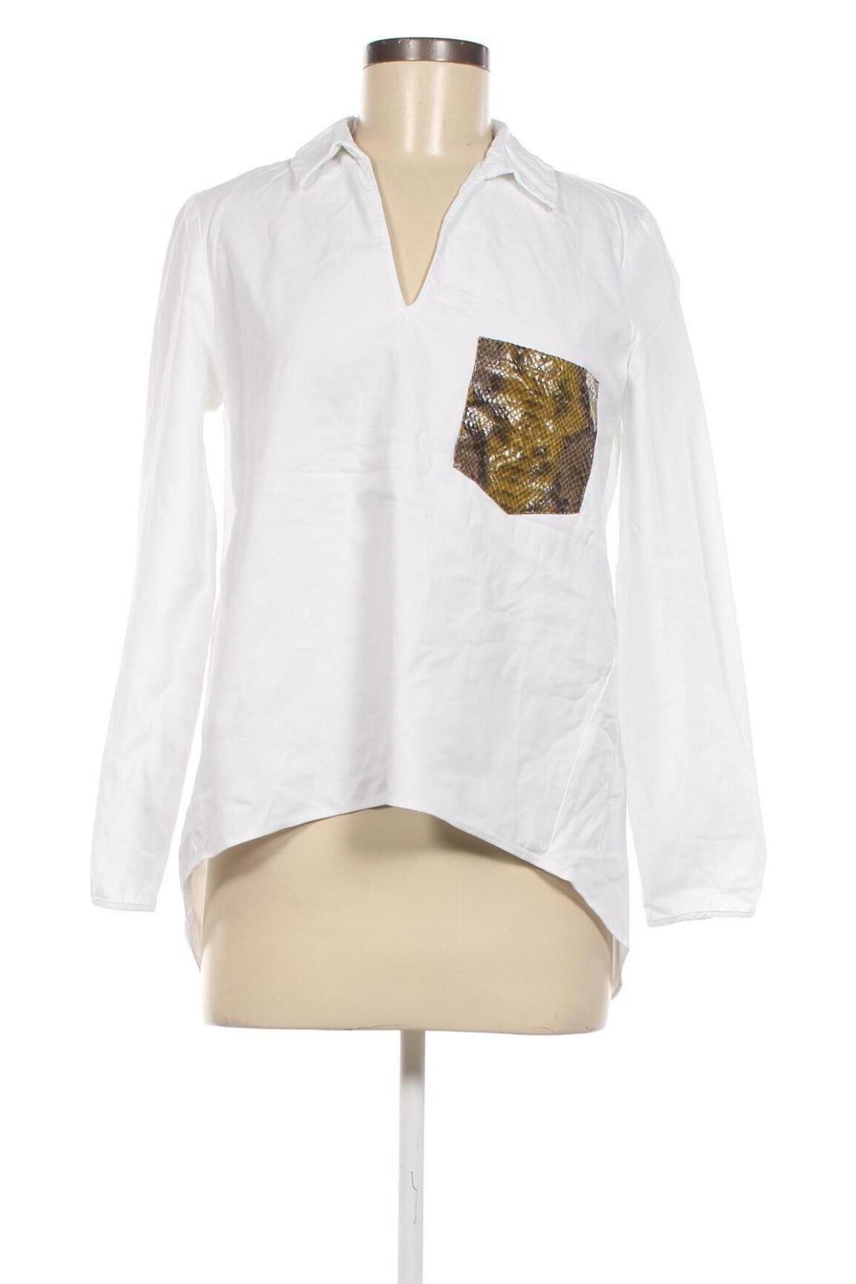 Bluză de femei Zara, Mărime M, Culoare Alb, Preț 78,95 Lei
