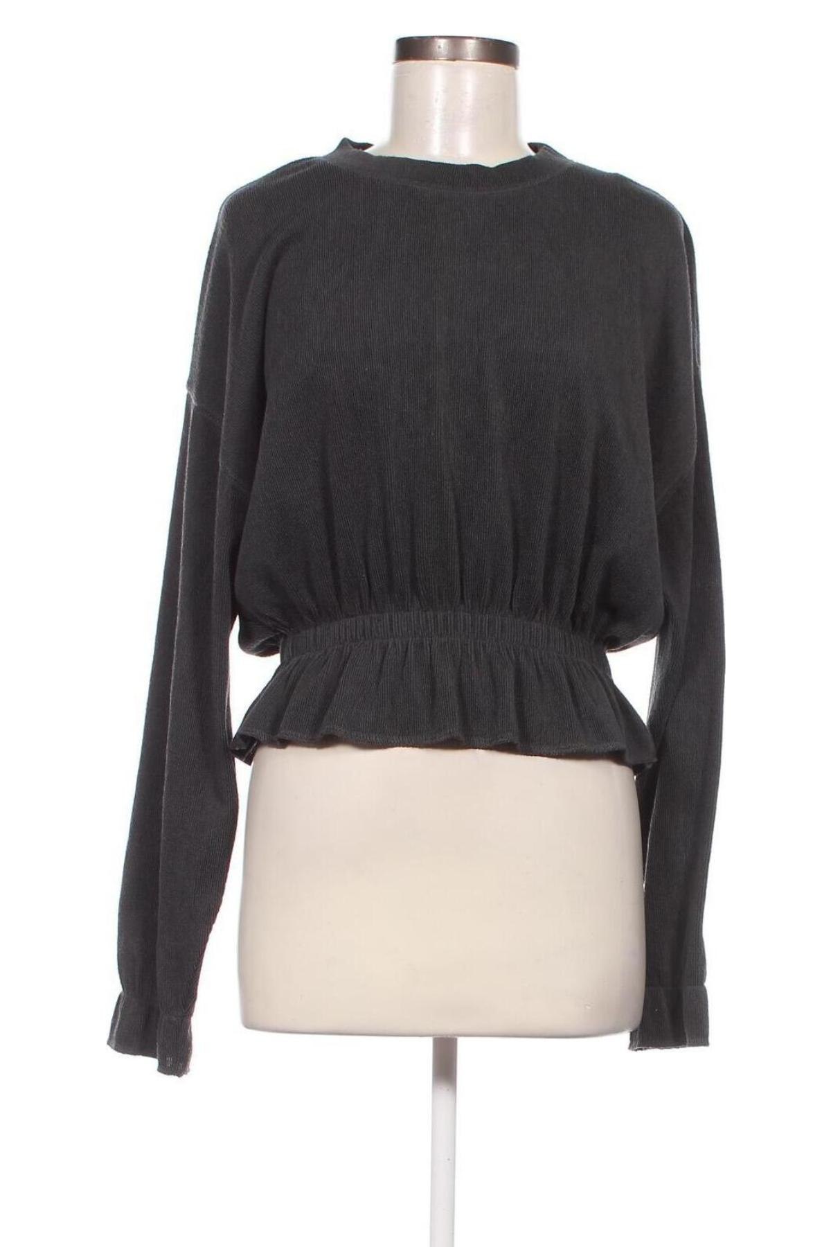 Дамска блуза Zara, Размер M, Цвят Сив, Цена 10,08 лв.