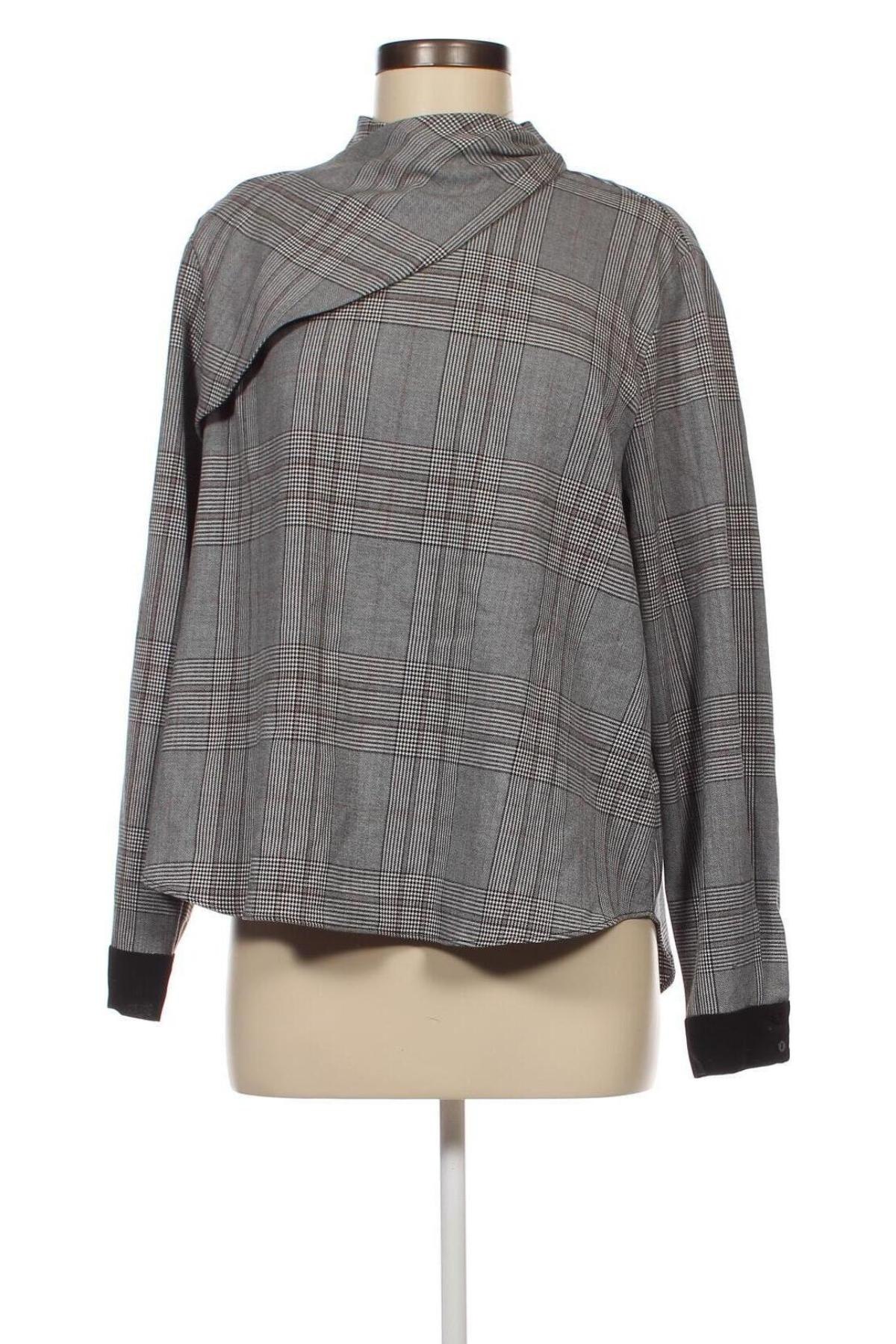 Дамска блуза Zara, Размер XL, Цвят Многоцветен, Цена 14,40 лв.
