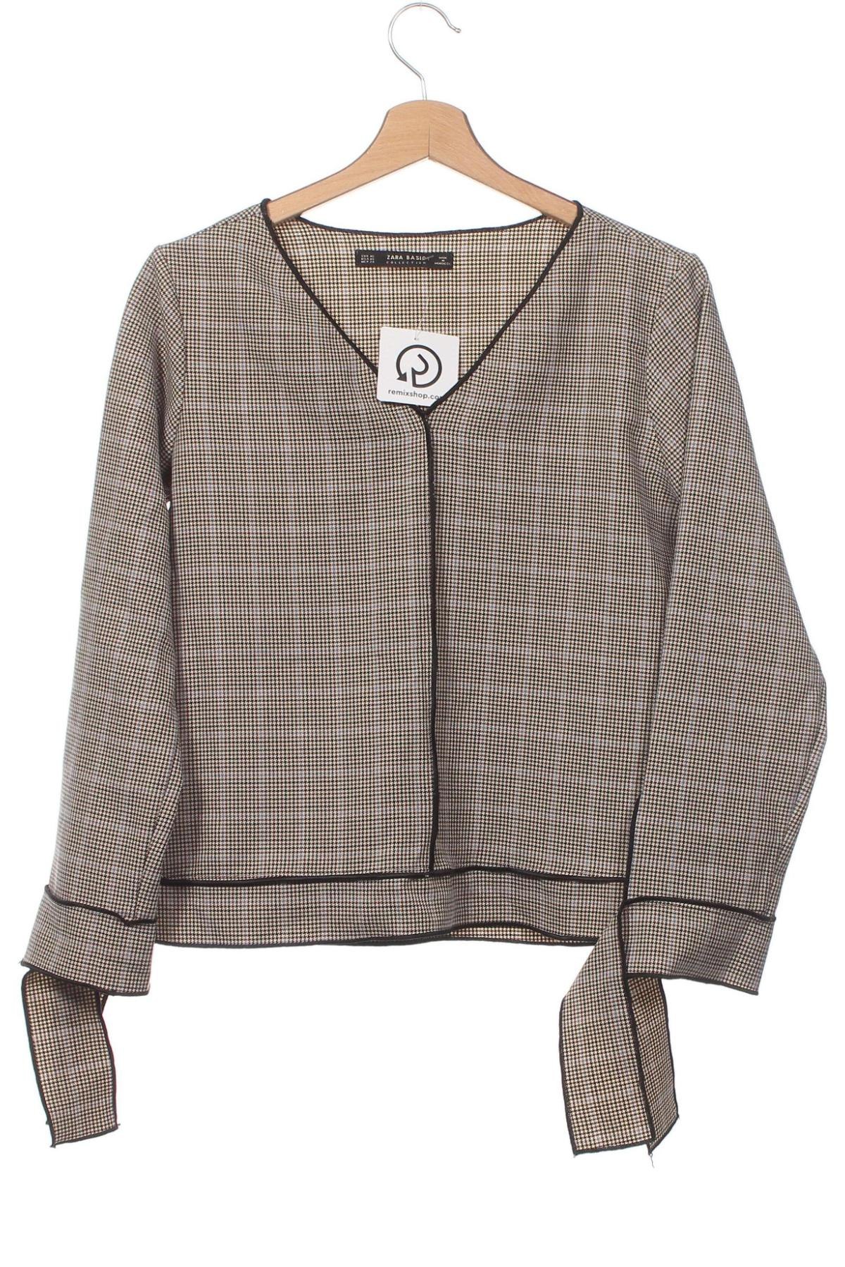 Дамска блуза Zara, Размер XS, Цвят Многоцветен, Цена 14,58 лв.