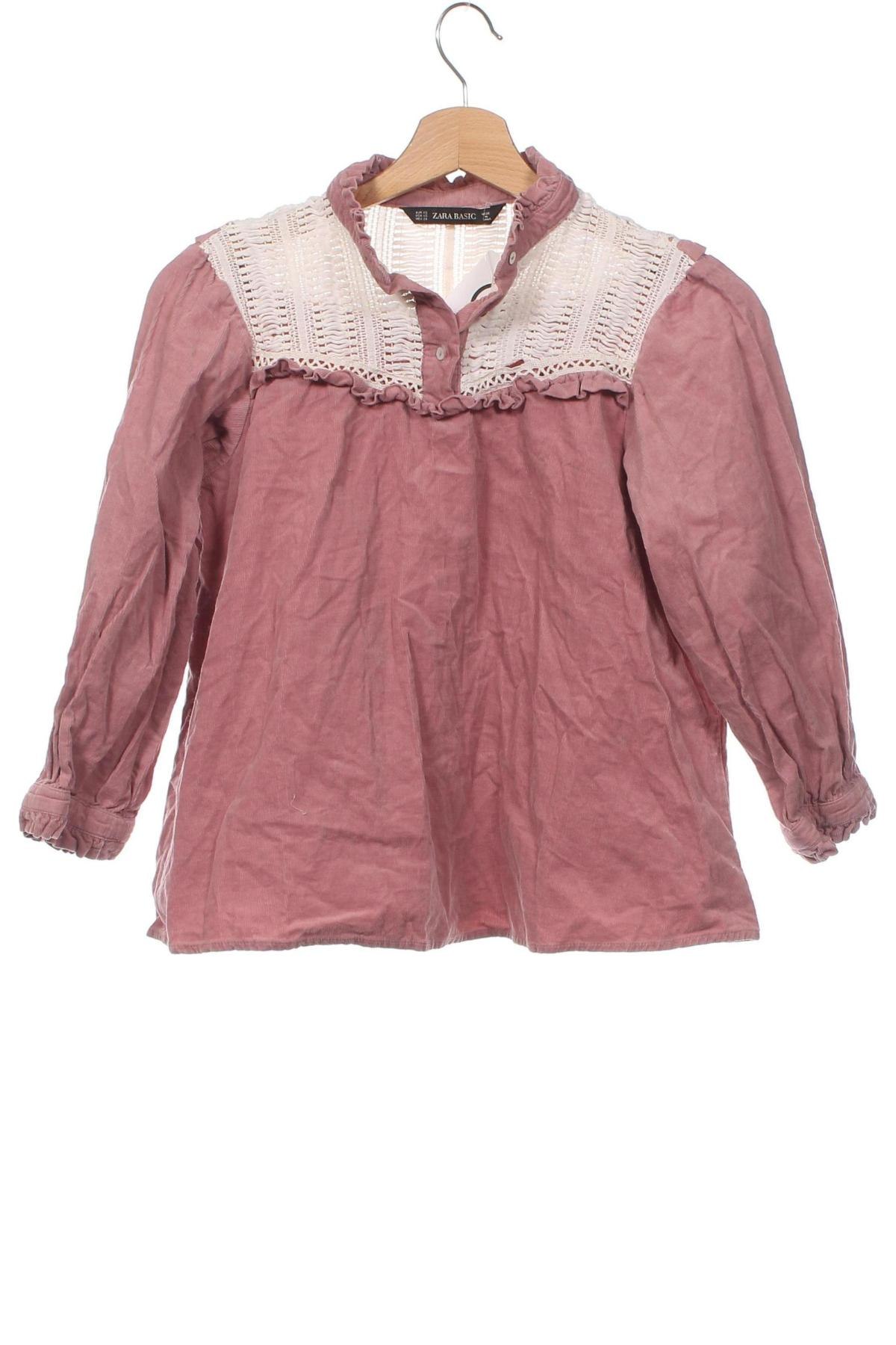 Γυναικεία μπλούζα Zara, Μέγεθος XS, Χρώμα Σάπιο μήλο, Τιμή 13,84 €