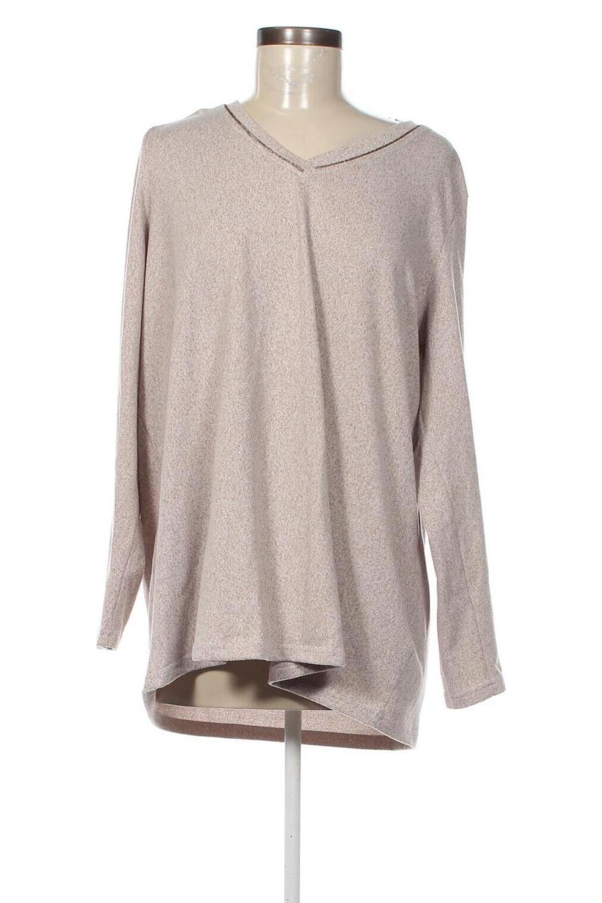 Γυναικεία μπλούζα Zizzi, Μέγεθος M, Χρώμα  Μπέζ, Τιμή 2,23 €