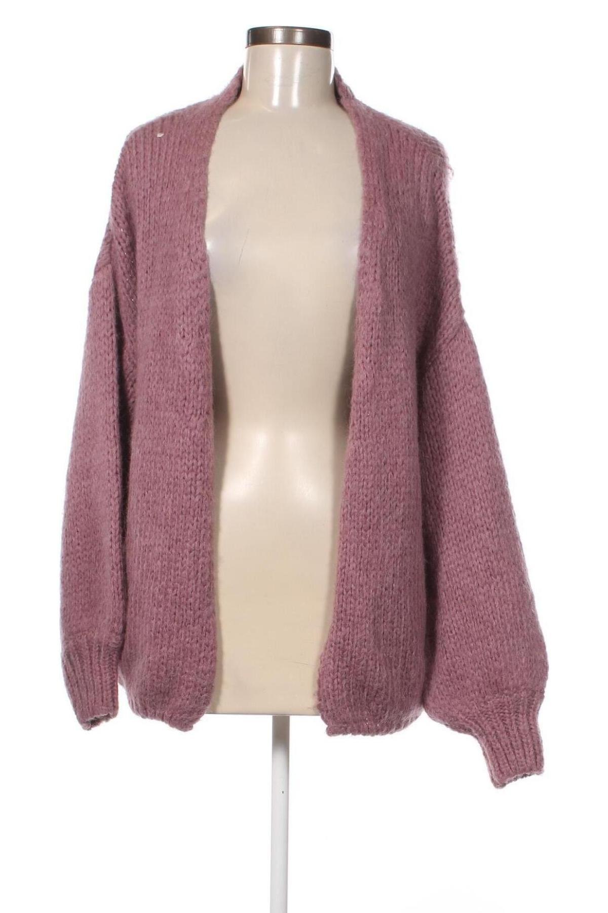 Damen Strickjacke, Größe L, Farbe Lila, Preis 11,10 €