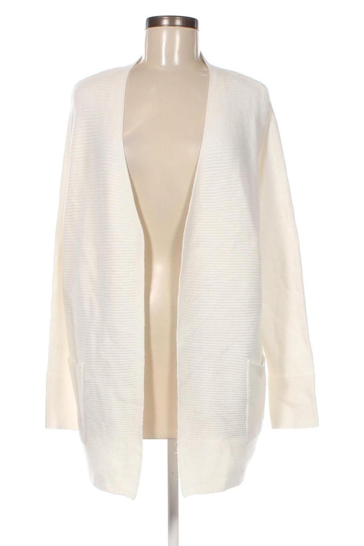 Γυναικεία ζακέτα Frapp, Μέγεθος XL, Χρώμα Λευκό, Τιμή 21,65 €