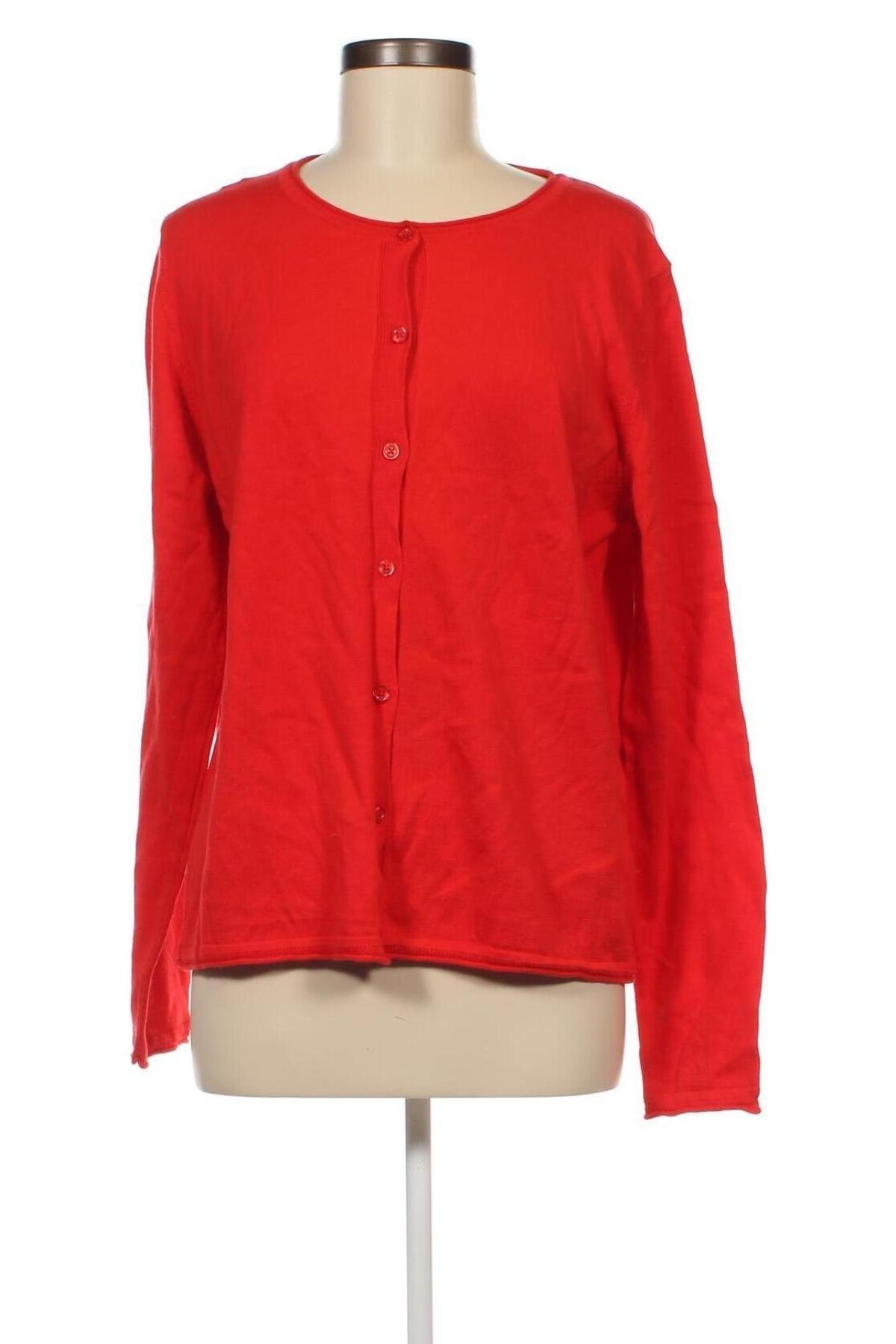 Damen Strickjacke Naturaline, Größe XL, Farbe Rot, Preis 6,66 €