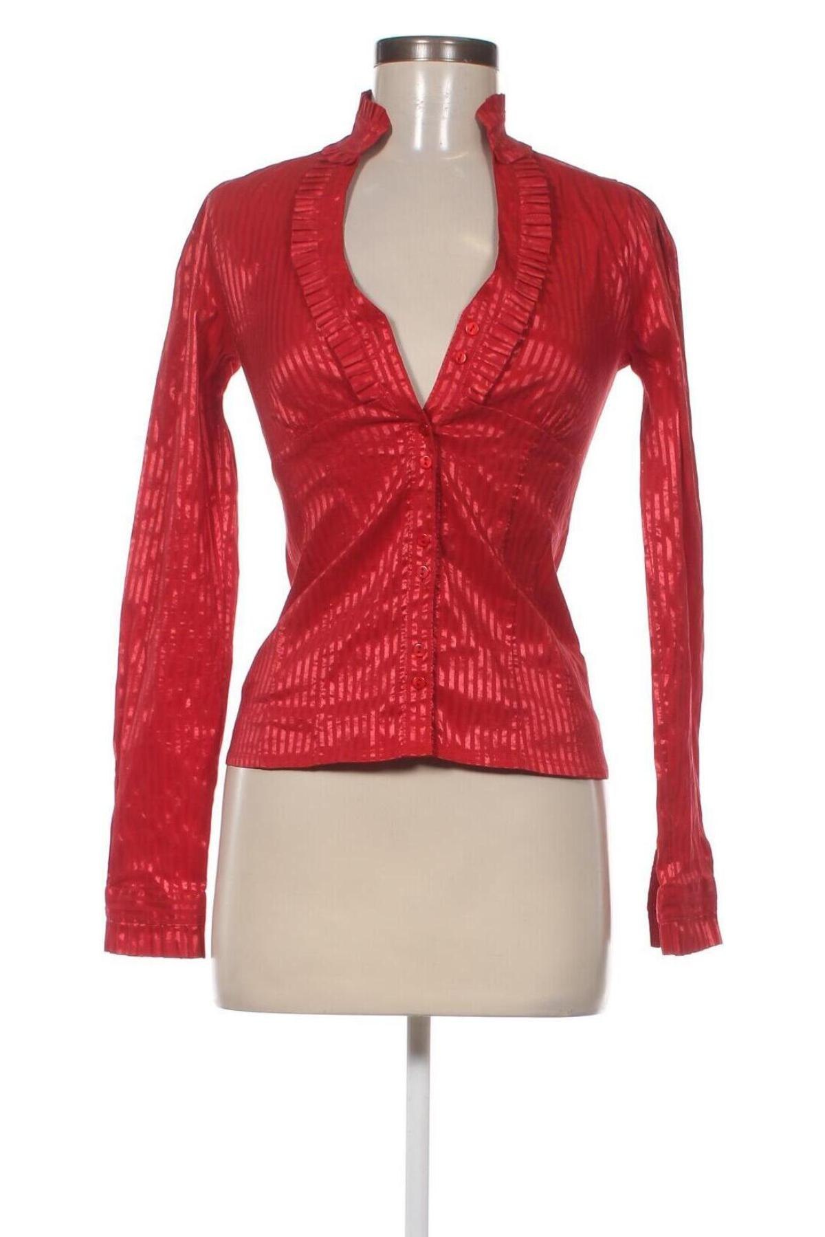Γυναικείο πουκάμισο, Μέγεθος S, Χρώμα Κόκκινο, Τιμή 3,20 €
