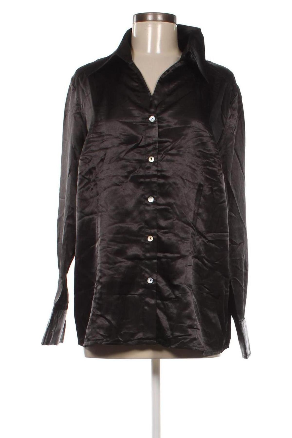 Γυναικείο πουκάμισο, Μέγεθος XL, Χρώμα Μαύρο, Τιμή 11,90 €