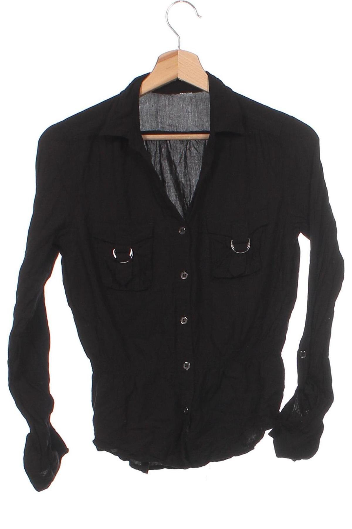 Dámska košeľa , Veľkosť XS, Farba Čierna, Cena  3,84 €