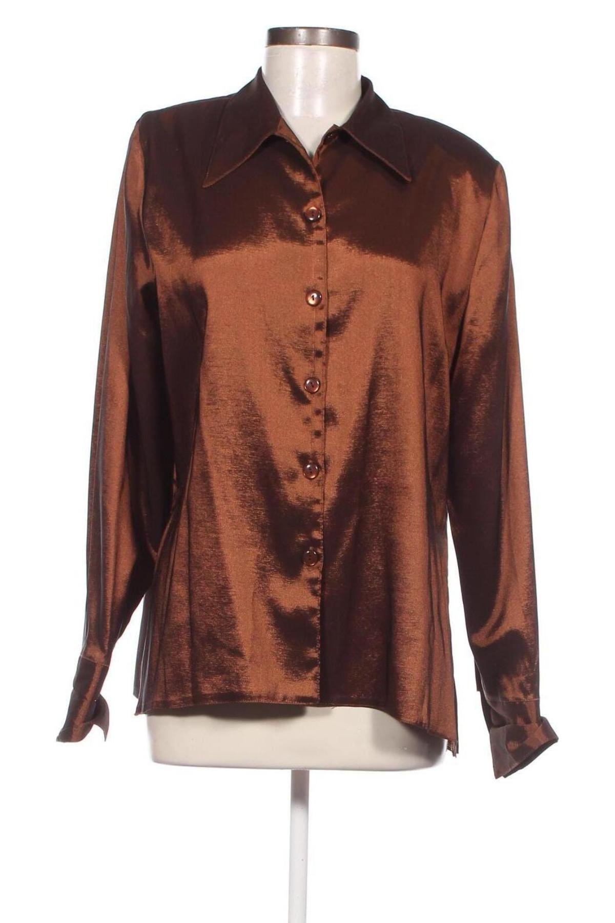 Γυναικείο πουκάμισο, Μέγεθος M, Χρώμα Καφέ, Τιμή 5,37 €