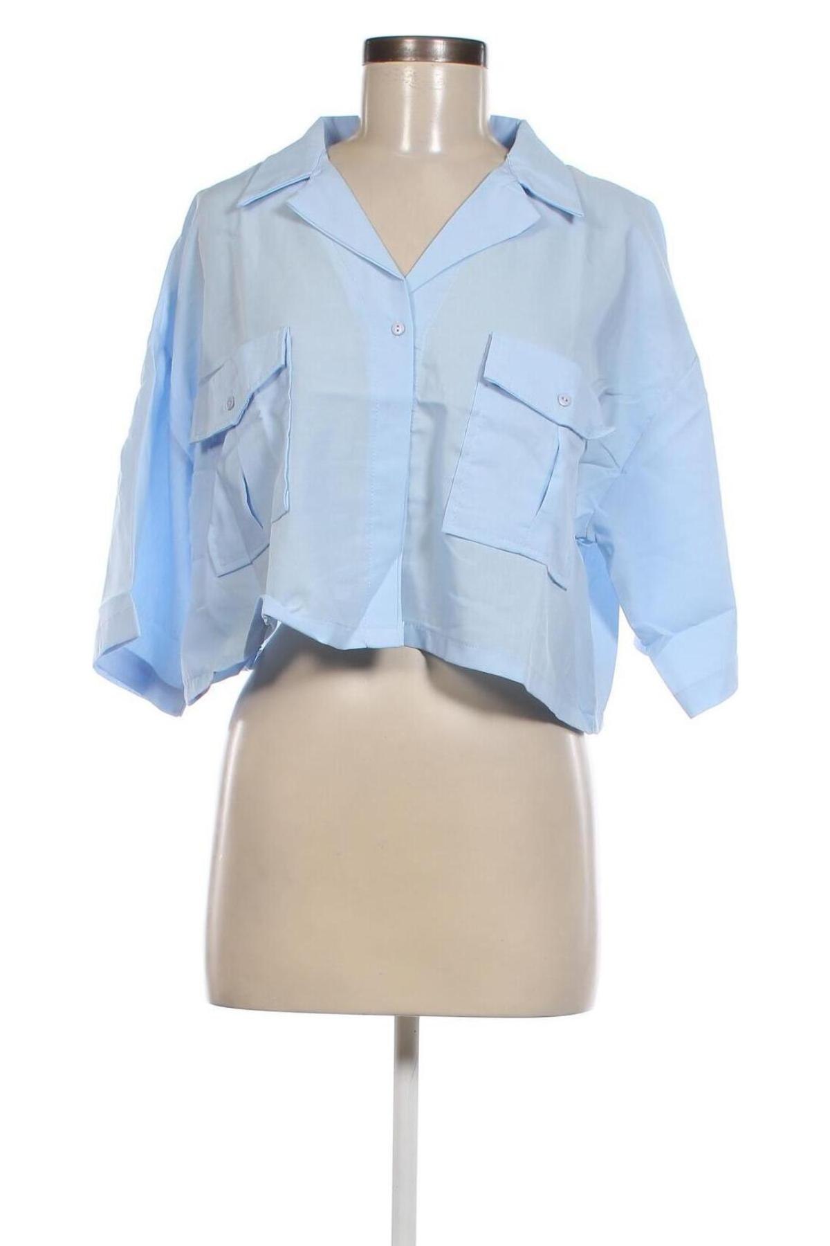 Γυναικείο πουκάμισο, Μέγεθος XL, Χρώμα Μπλέ, Τιμή 10,52 €