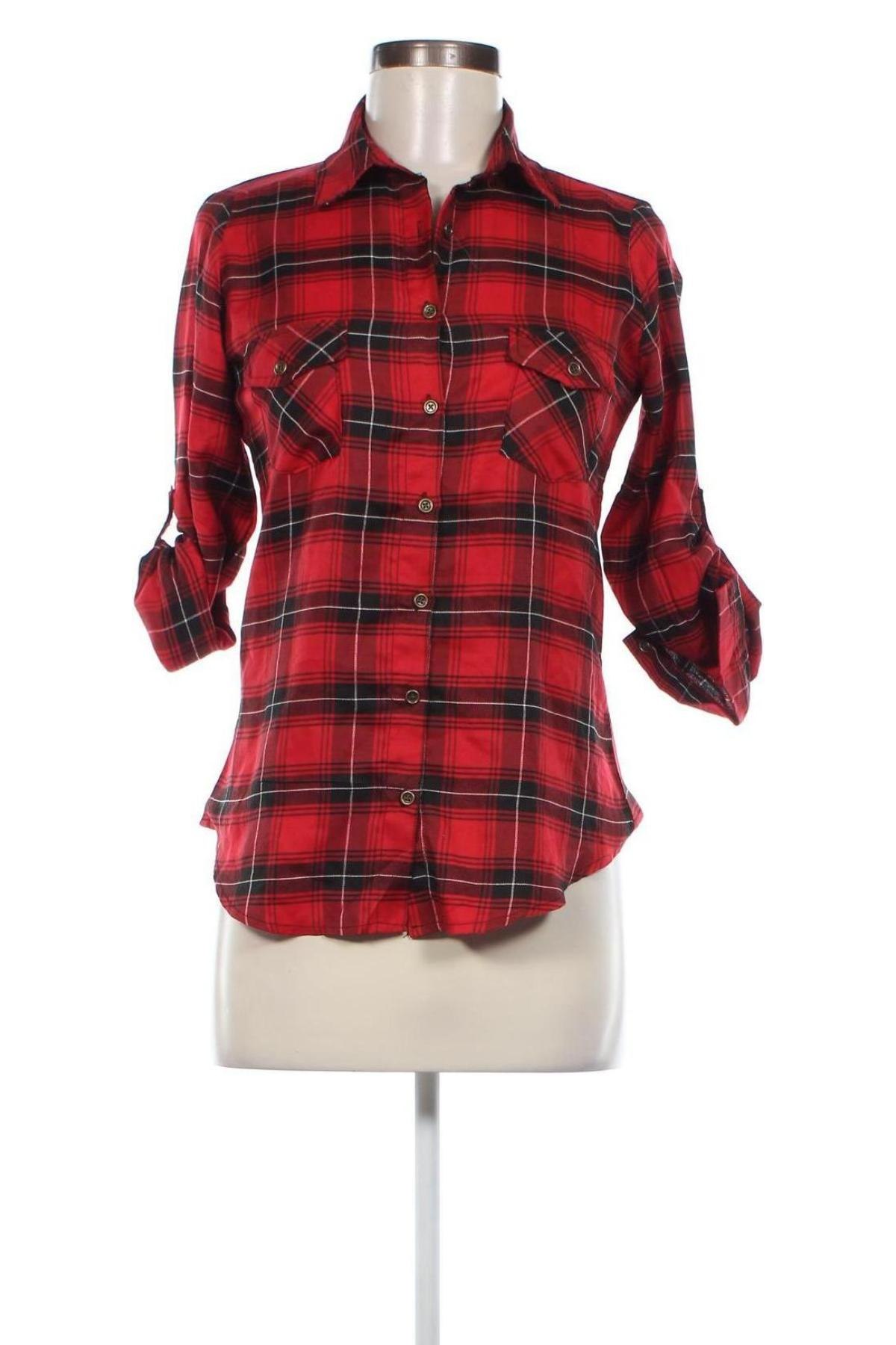 Γυναικείο πουκάμισο BIGDART, Μέγεθος M, Χρώμα Κόκκινο, Τιμή 16,16 €