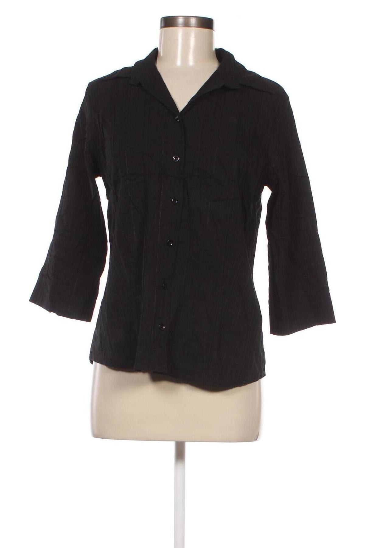 Γυναικείο πουκάμισο Classic By Michele Boyard, Μέγεθος M, Χρώμα Μαύρο, Τιμή 2,32 €