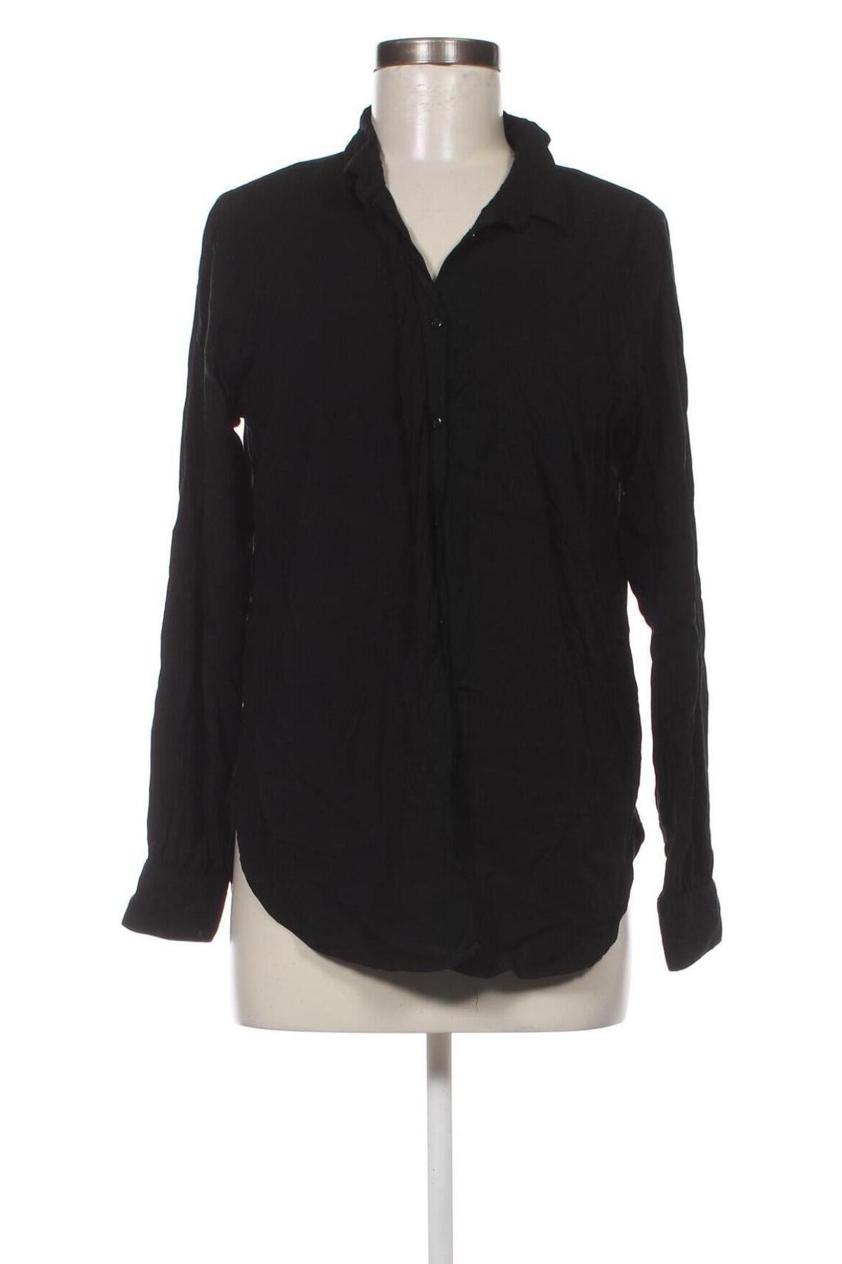 Γυναικείο πουκάμισο Cubus, Μέγεθος M, Χρώμα Μαύρο, Τιμή 6,52 €