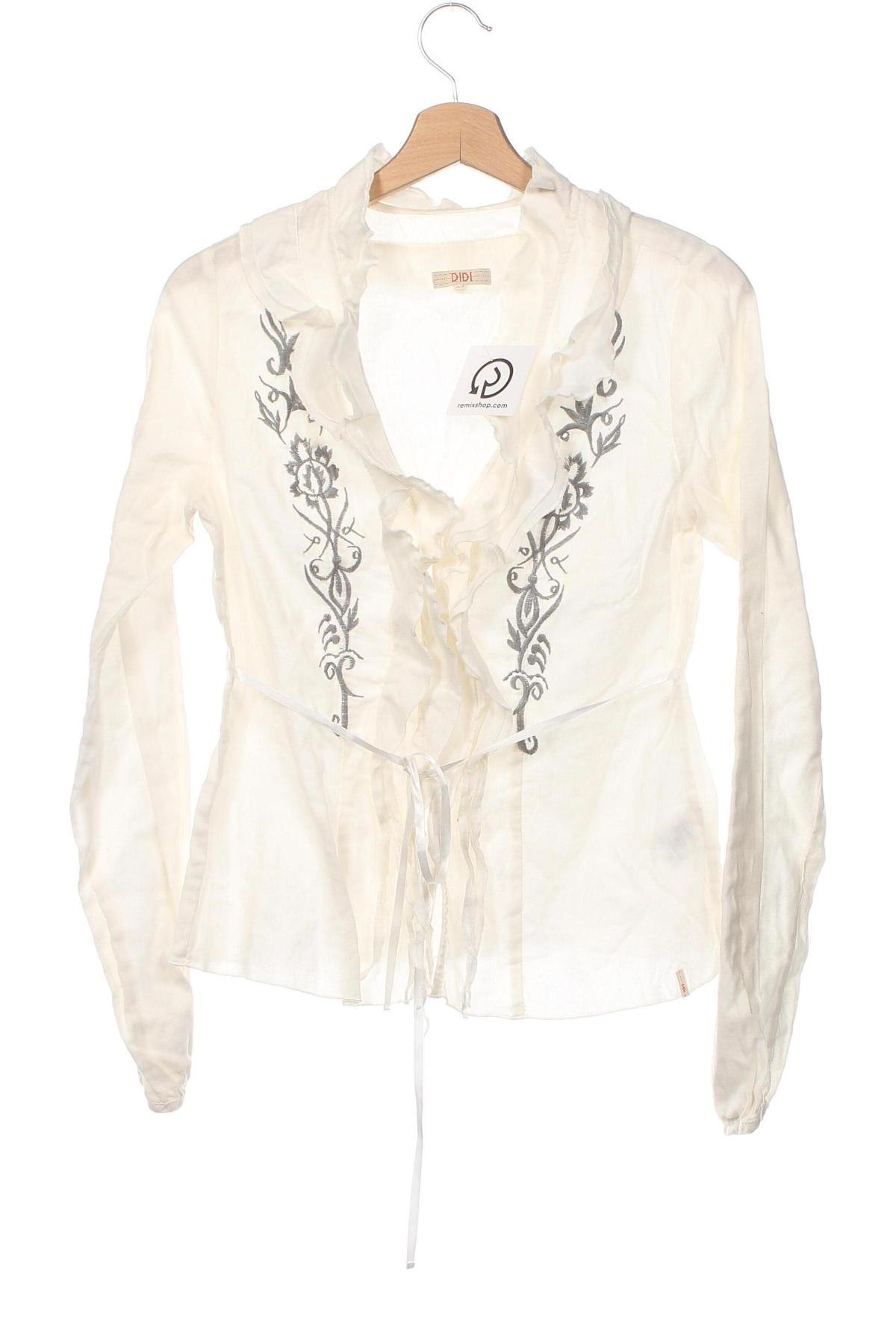 Γυναικείο πουκάμισο Didi, Μέγεθος XS, Χρώμα Λευκό, Τιμή 13,33 €