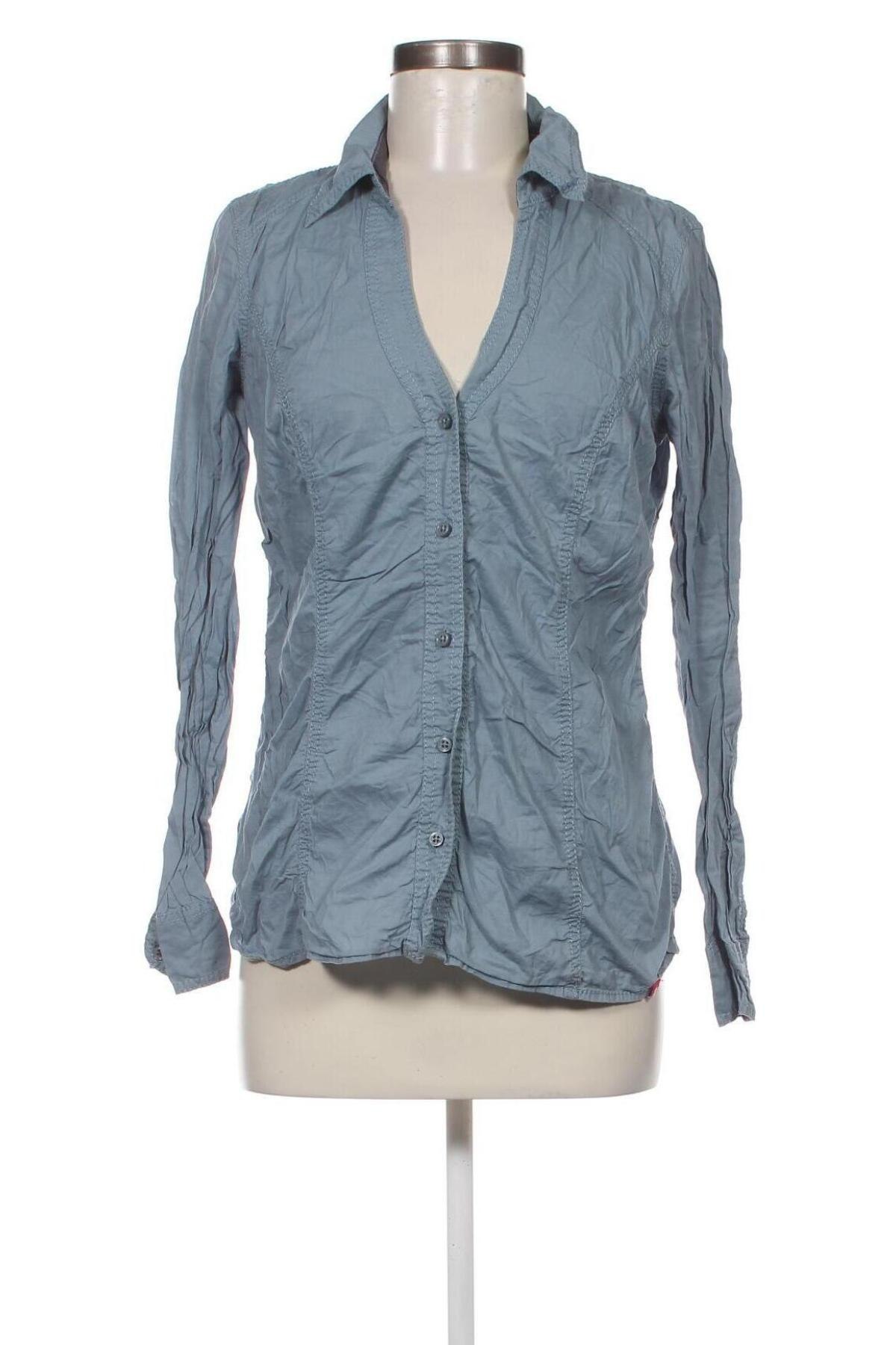 Γυναικείο πουκάμισο Edc By Esprit, Μέγεθος M, Χρώμα Μπλέ, Τιμή 34,00 €