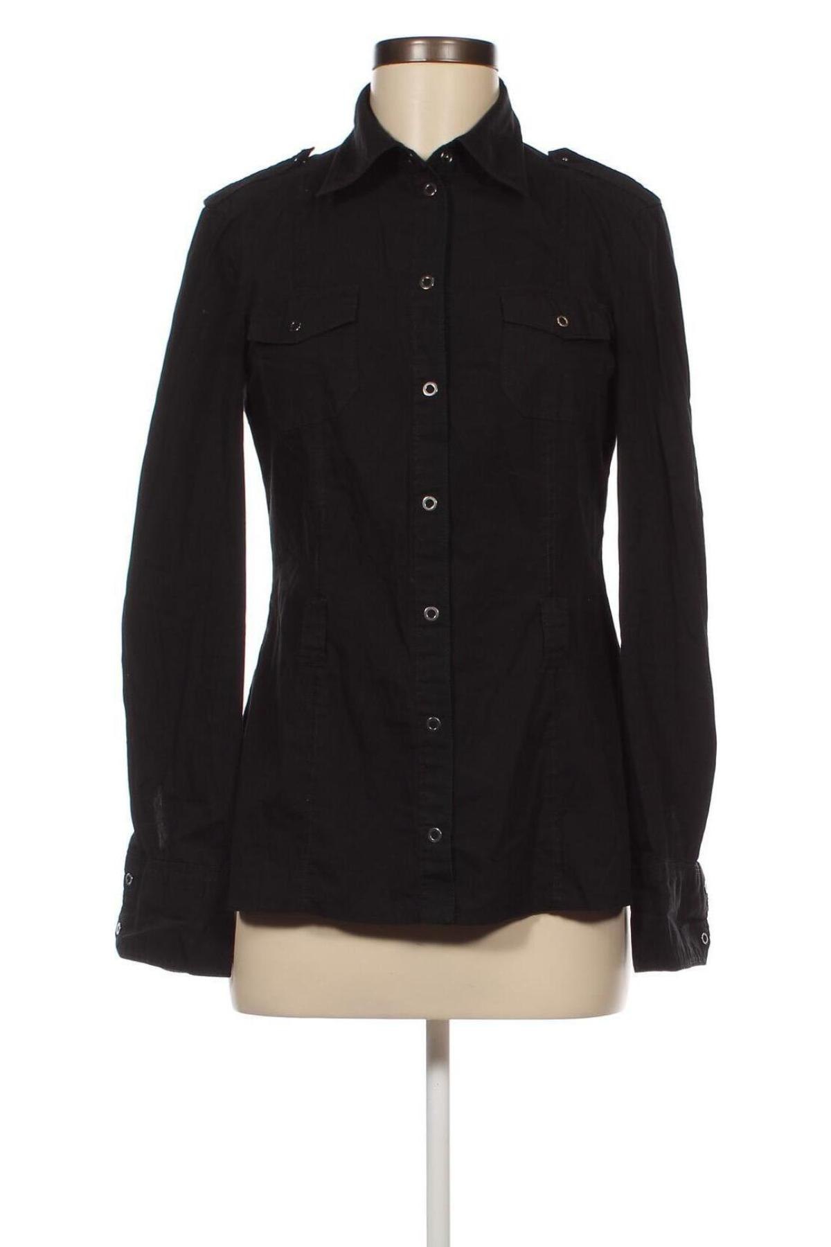 Γυναικείο πουκάμισο Esprit, Μέγεθος M, Χρώμα Μαύρο, Τιμή 9,42 €