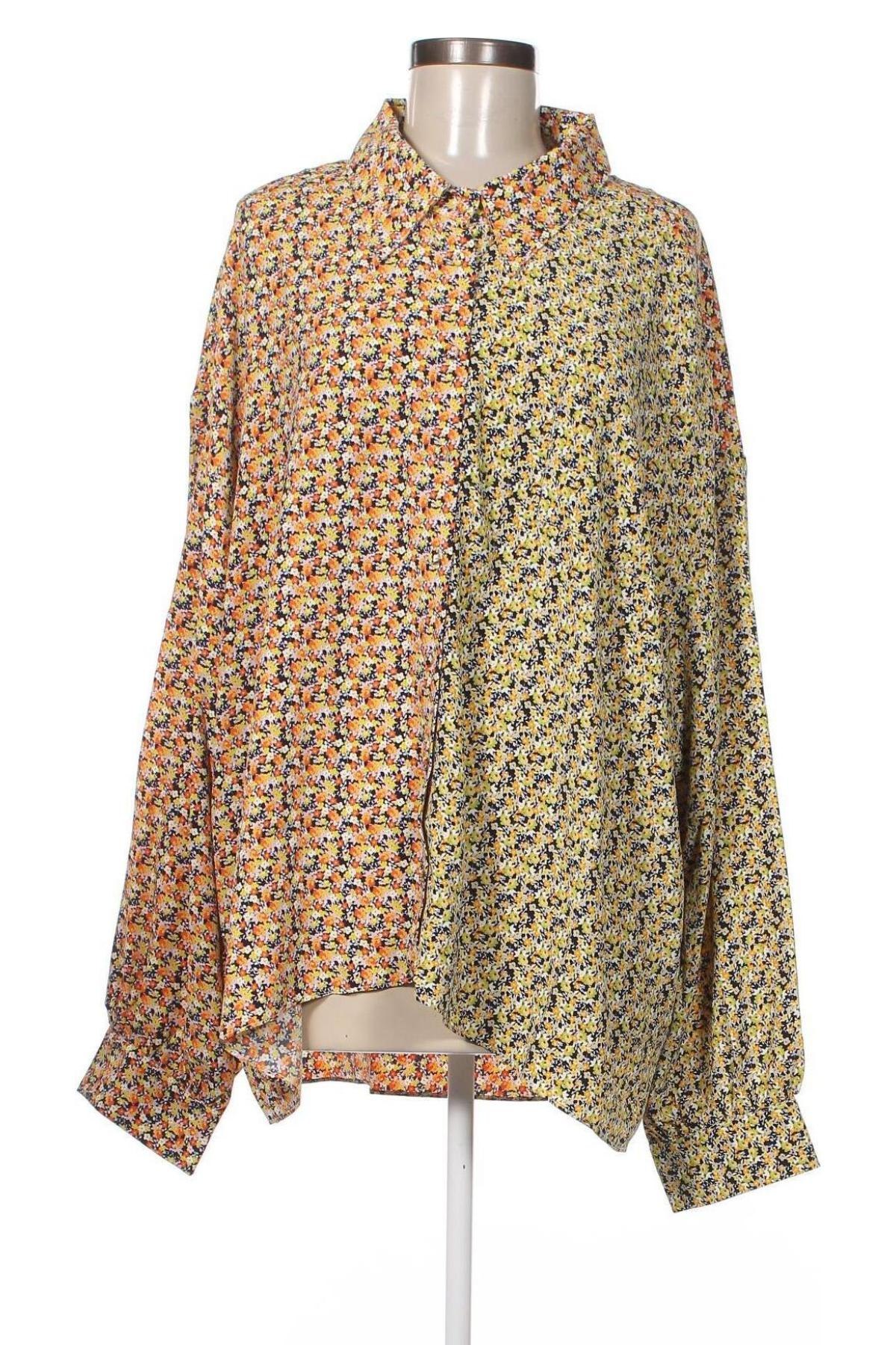 Γυναικείο πουκάμισο Glamorous, Μέγεθος 3XL, Χρώμα Πολύχρωμο, Τιμή 12,99 €