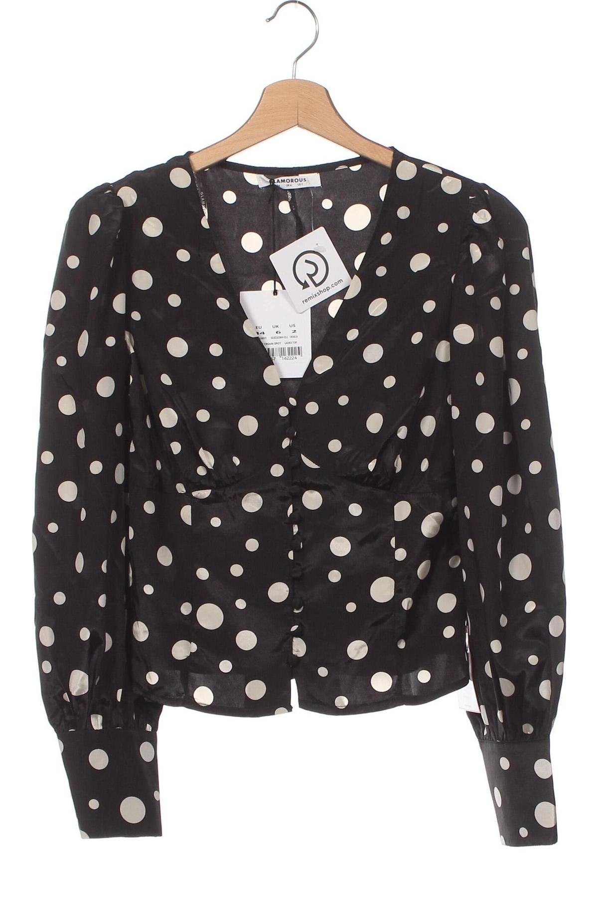 Γυναικείο πουκάμισο Glamorous, Μέγεθος XS, Χρώμα Μαύρο, Τιμή 37,11 €