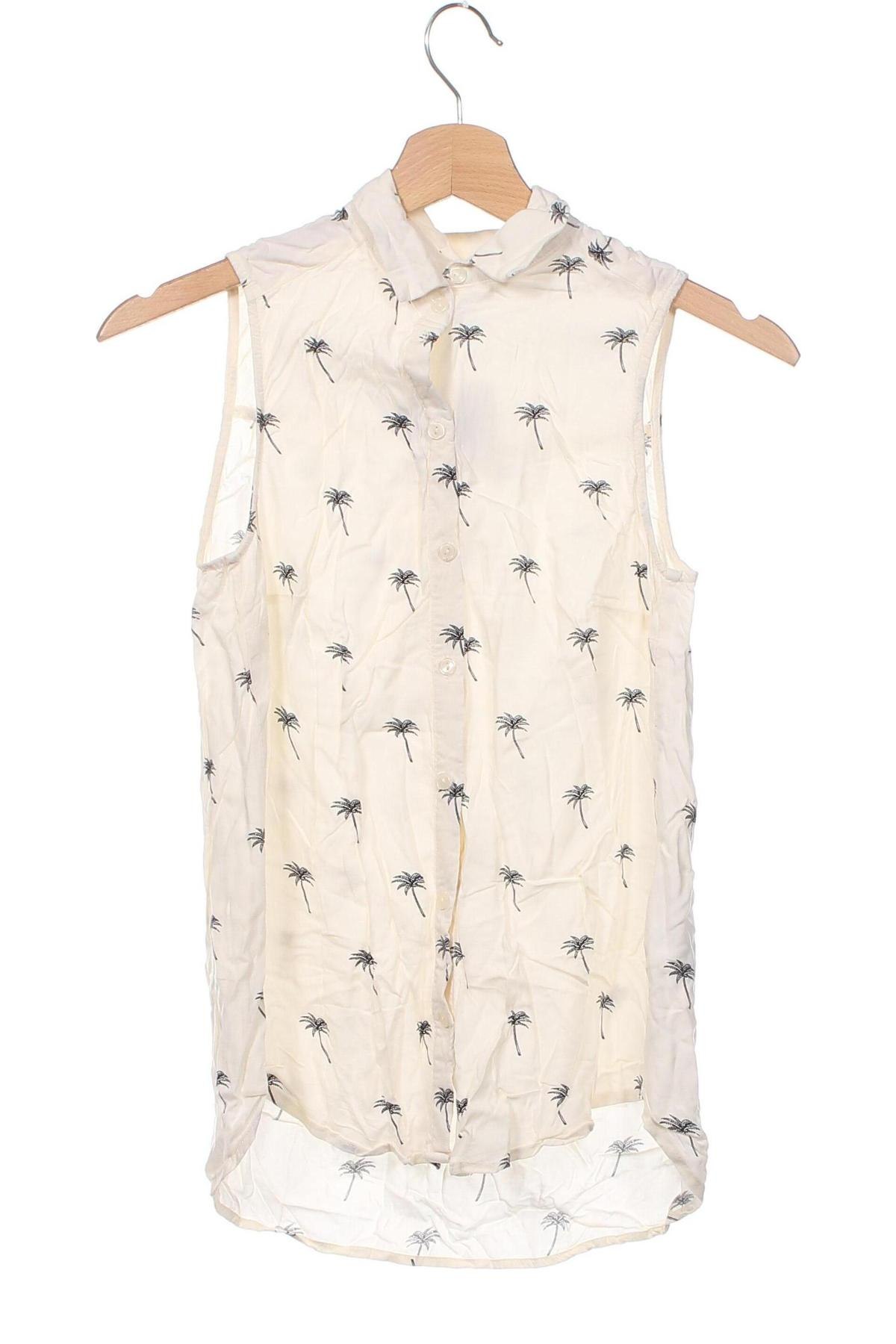 Γυναικείο πουκάμισο H&M Divided, Μέγεθος XXS, Χρώμα Εκρού, Τιμή 3,20 €