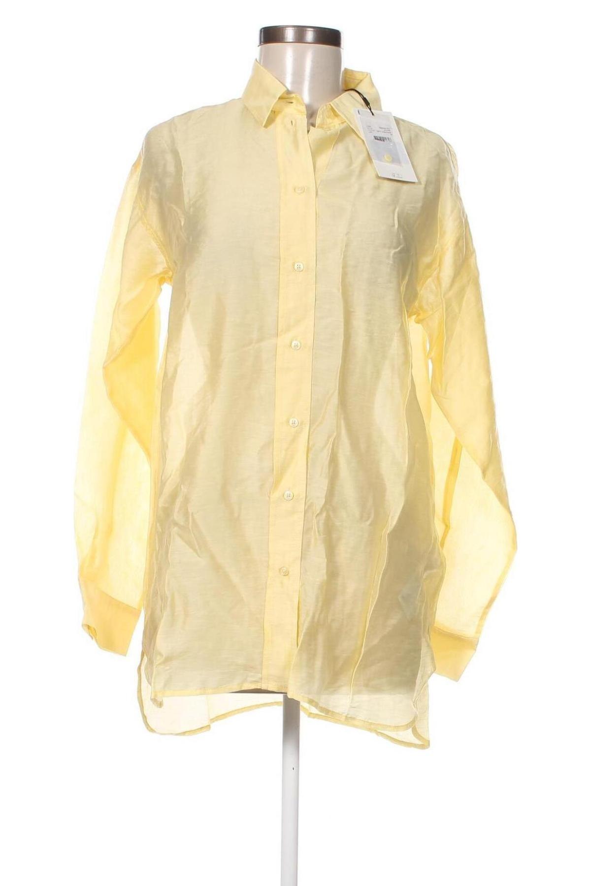 Γυναικείο πουκάμισο In Wear, Μέγεθος 3XL, Χρώμα Κίτρινο, Τιμή 52,58 €