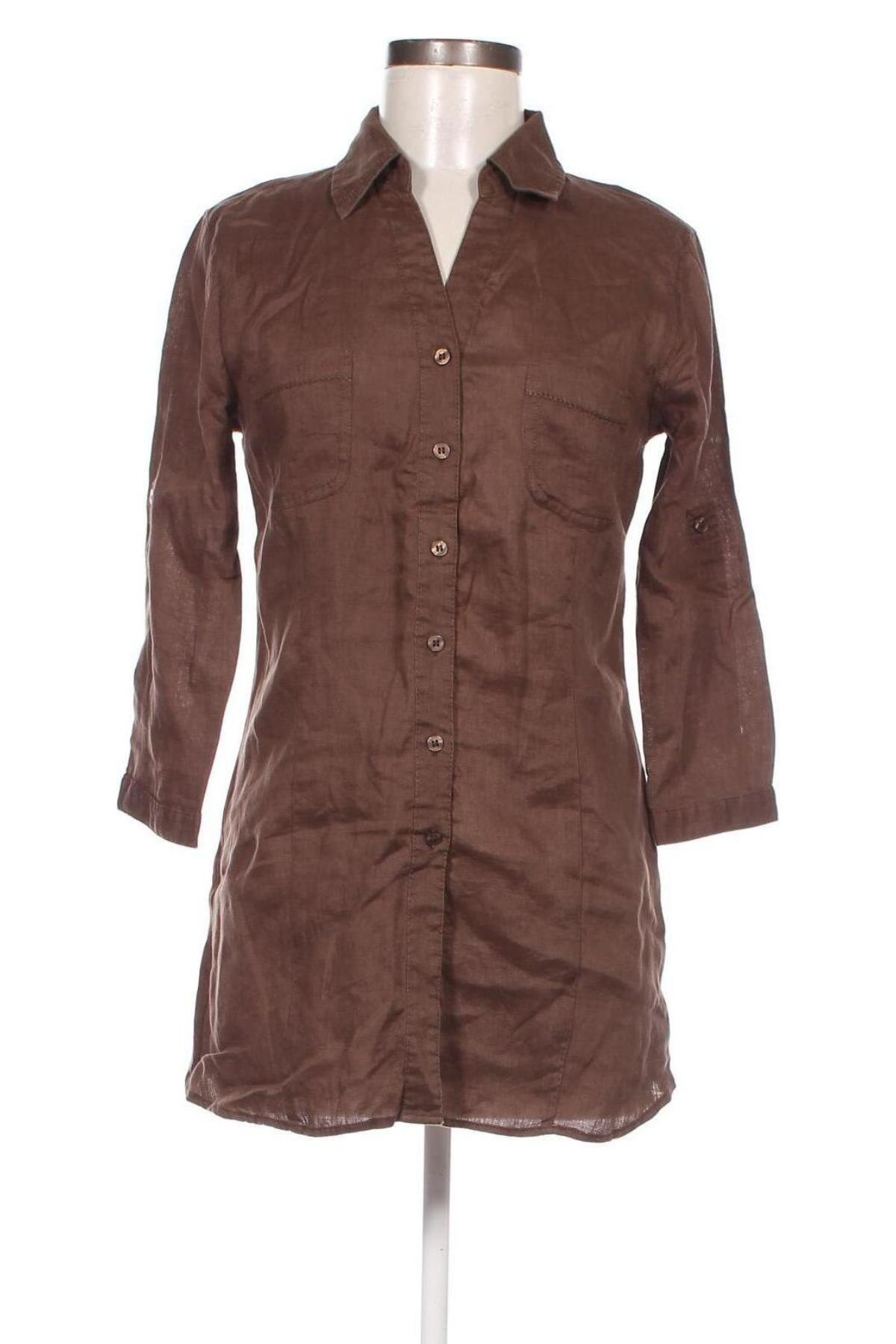 Γυναικείο πουκάμισο Maddison, Μέγεθος M, Χρώμα Καφέ, Τιμή 7,56 €