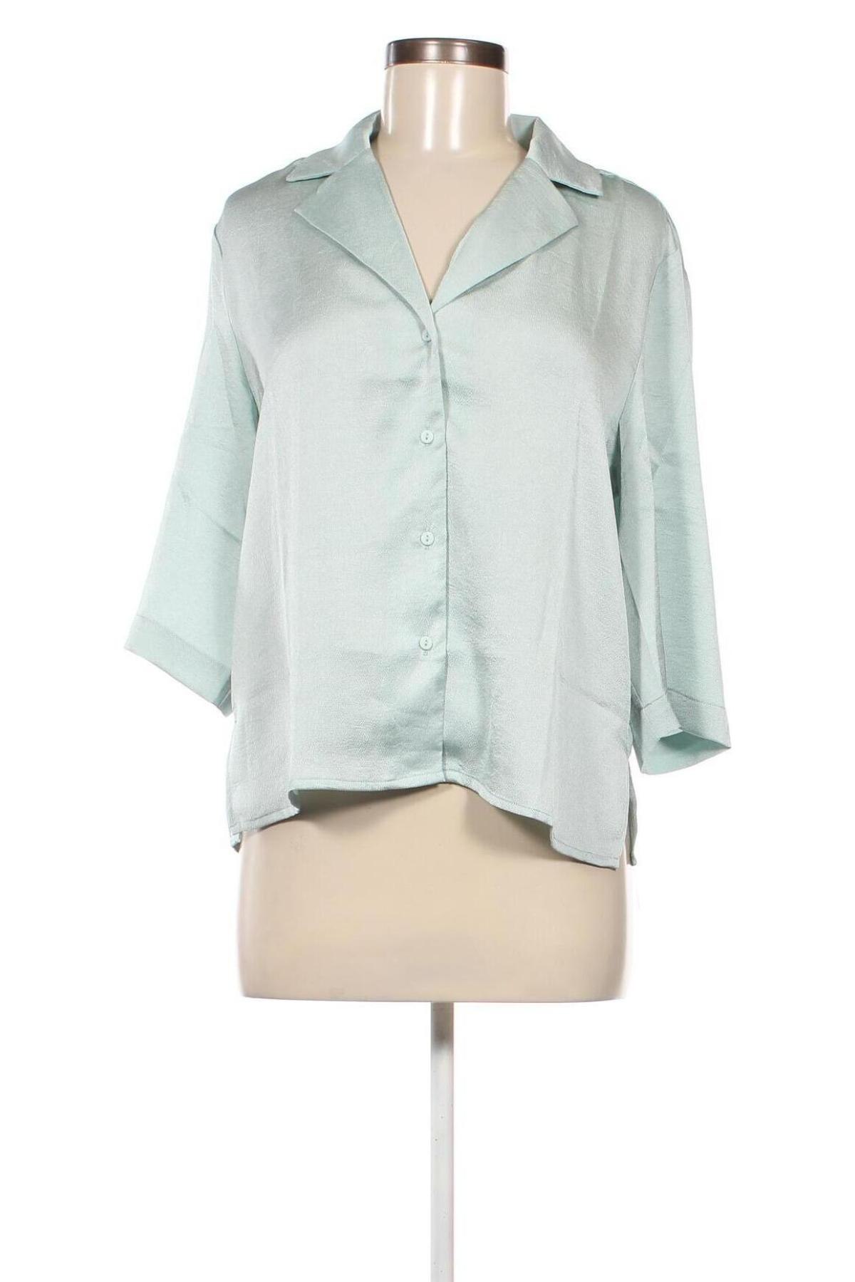 Γυναικείο πουκάμισο Moves by Minimum, Μέγεθος S, Χρώμα Πράσινο, Τιμή 21,03 €