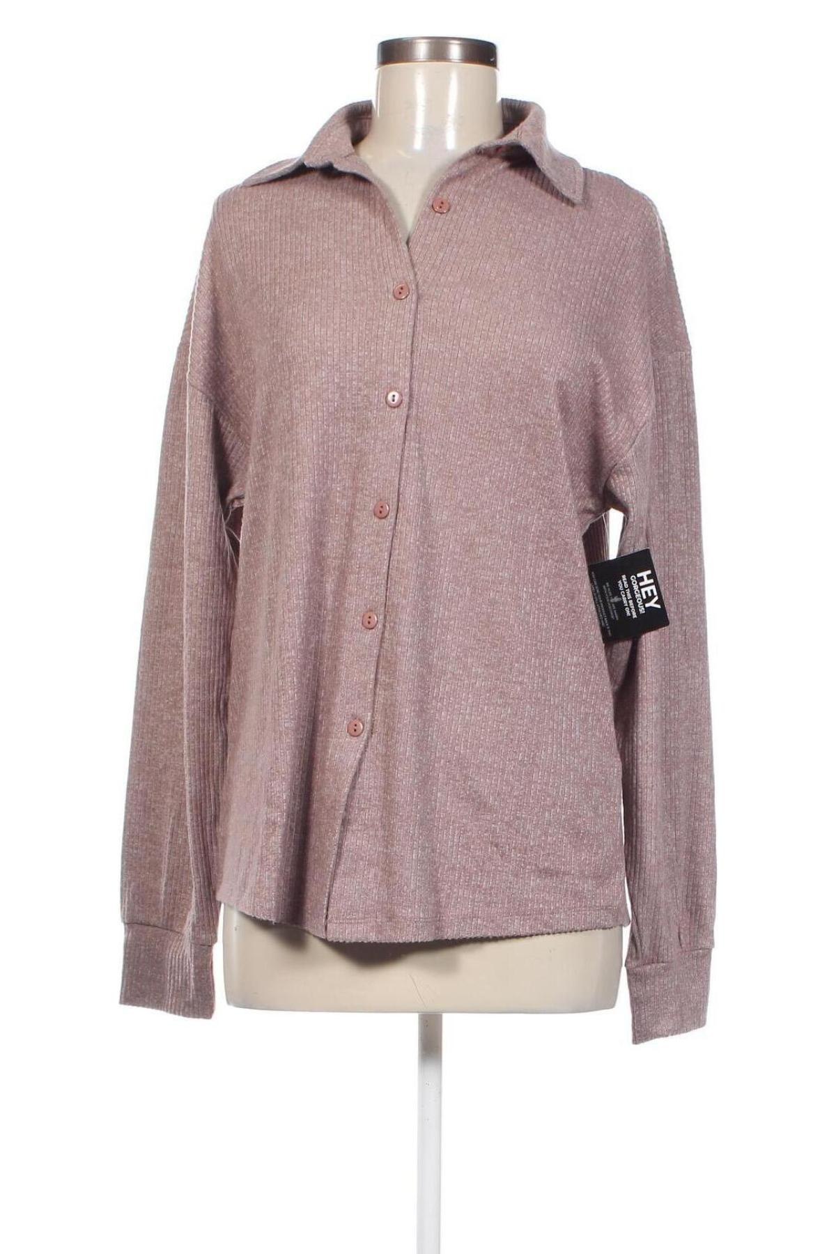 Γυναικείο πουκάμισο Nly Trend, Μέγεθος XS, Χρώμα  Μπέζ, Τιμή 9,49 €