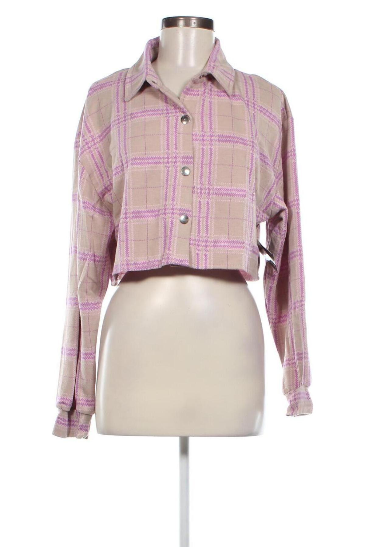 Γυναικείο πουκάμισο Nly Trend, Μέγεθος M, Χρώμα Πολύχρωμο, Τιμή 10,10 €