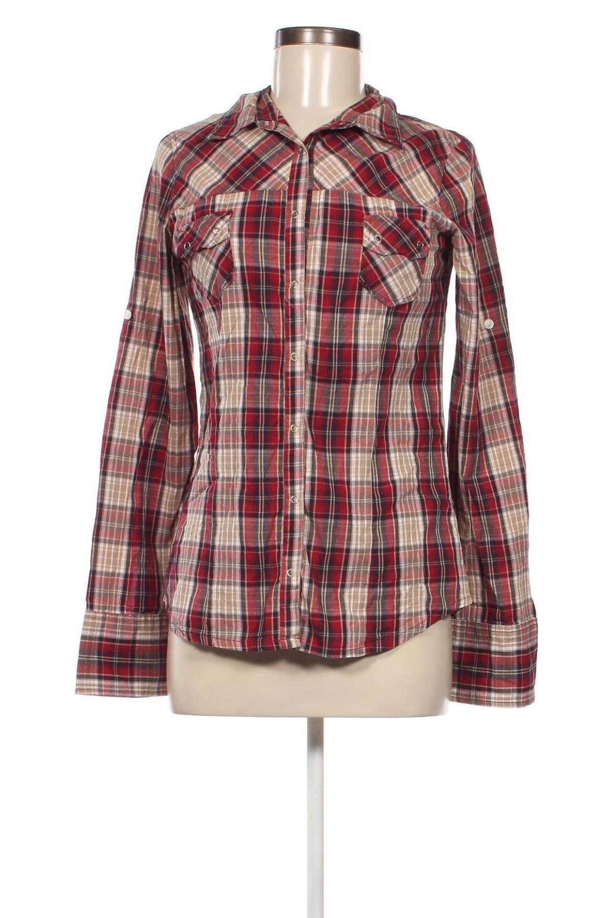 Γυναικείο πουκάμισο Pull&Bear, Μέγεθος M, Χρώμα Πολύχρωμο, Τιμή 6,93 €