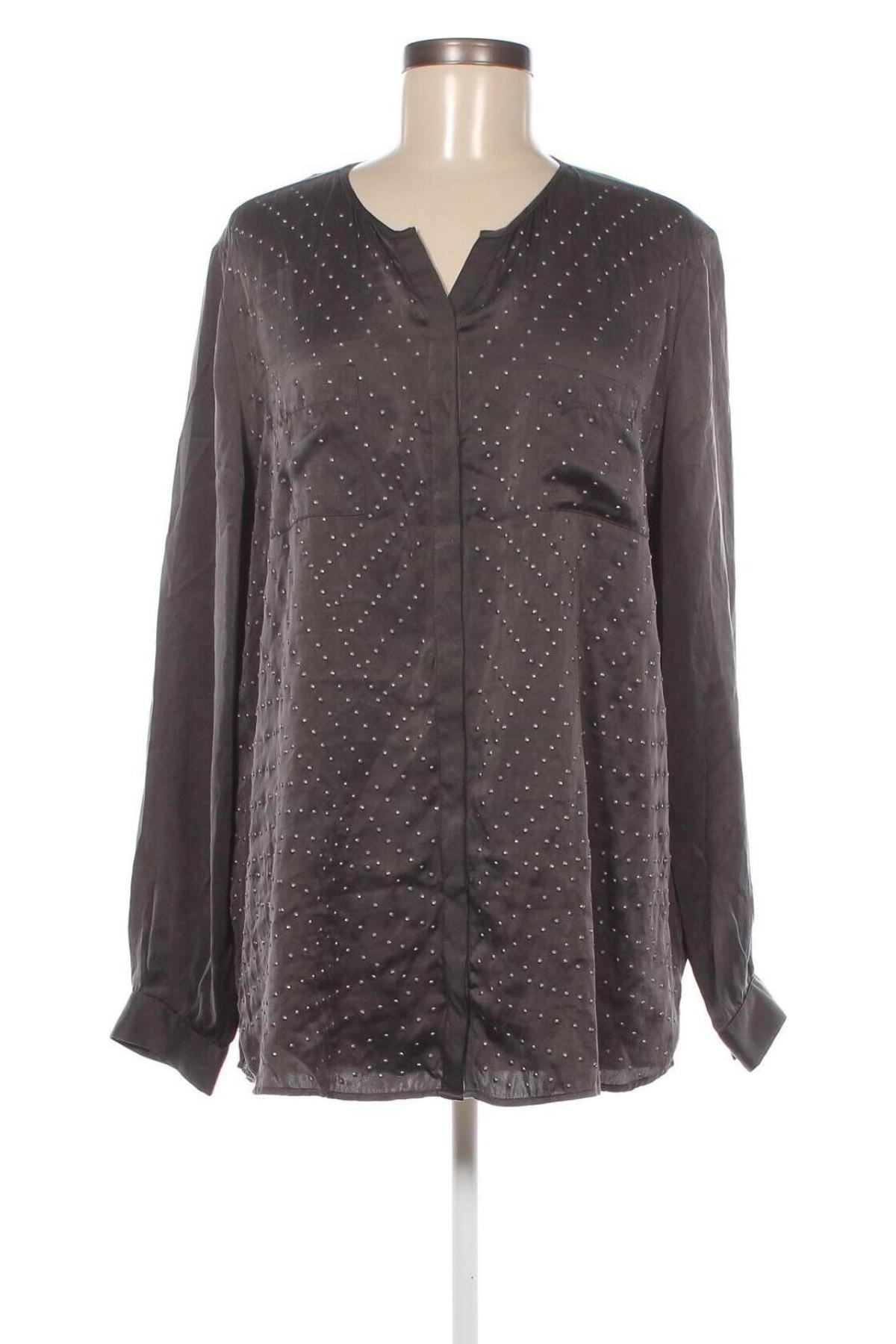 Γυναικείο πουκάμισο Repeat, Μέγεθος XL, Χρώμα Γκρί, Τιμή 22,92 €