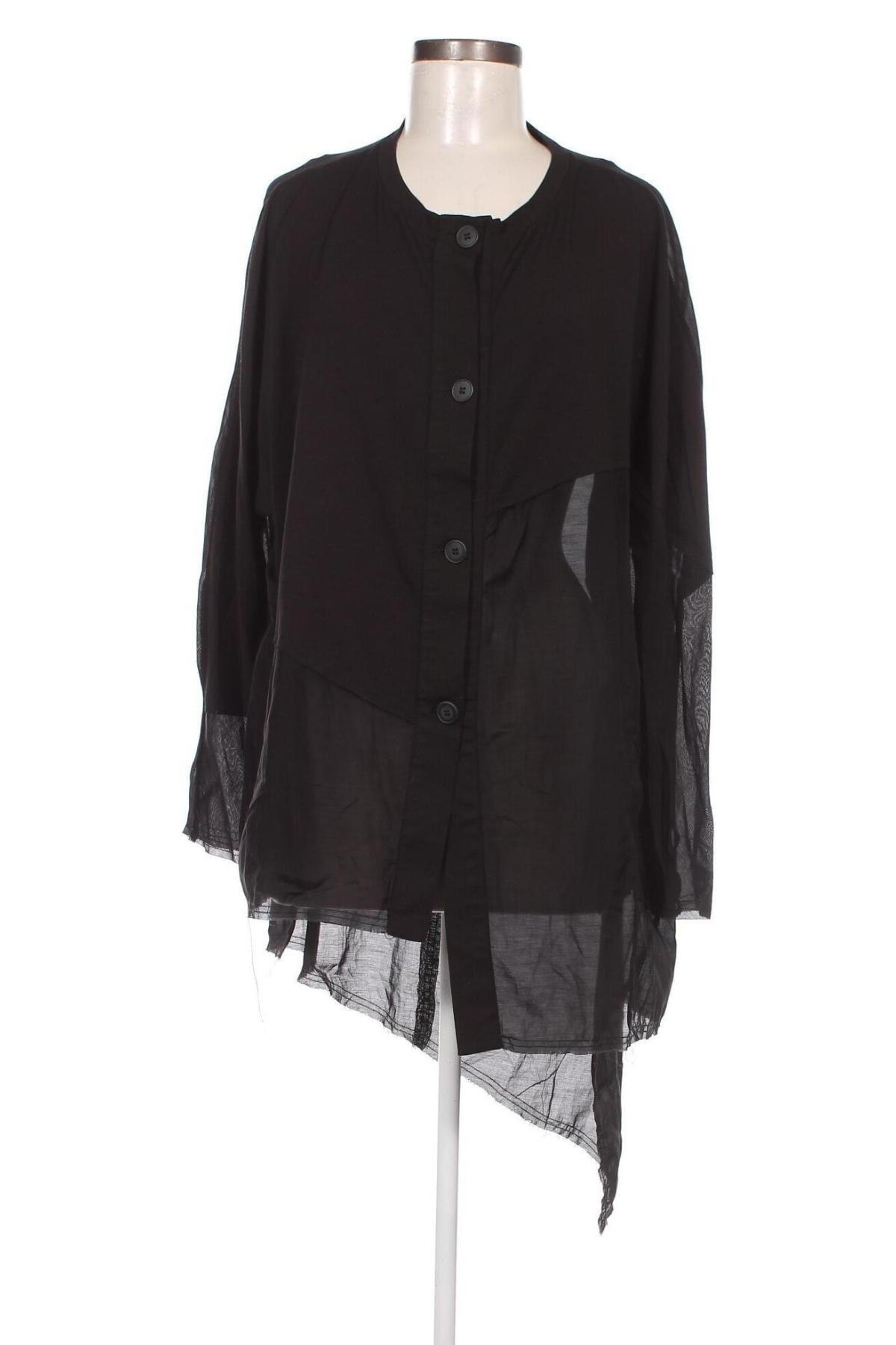 Γυναικείο πουκάμισο Replika, Μέγεθος M, Χρώμα Μαύρο, Τιμή 4,48 €