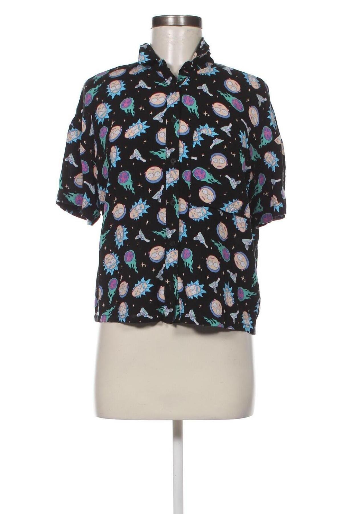 Γυναικείο πουκάμισο Rick and Morty, Μέγεθος XS, Χρώμα Πολύχρωμο, Τιμή 17,90 €