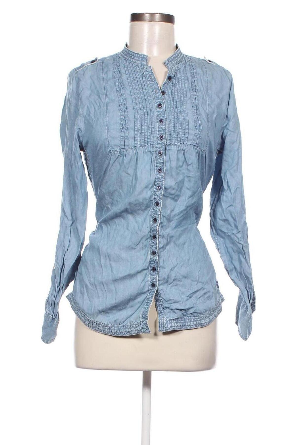 Γυναικείο πουκάμισο Superdry, Μέγεθος M, Χρώμα Μπλέ, Τιμή 11,37 €