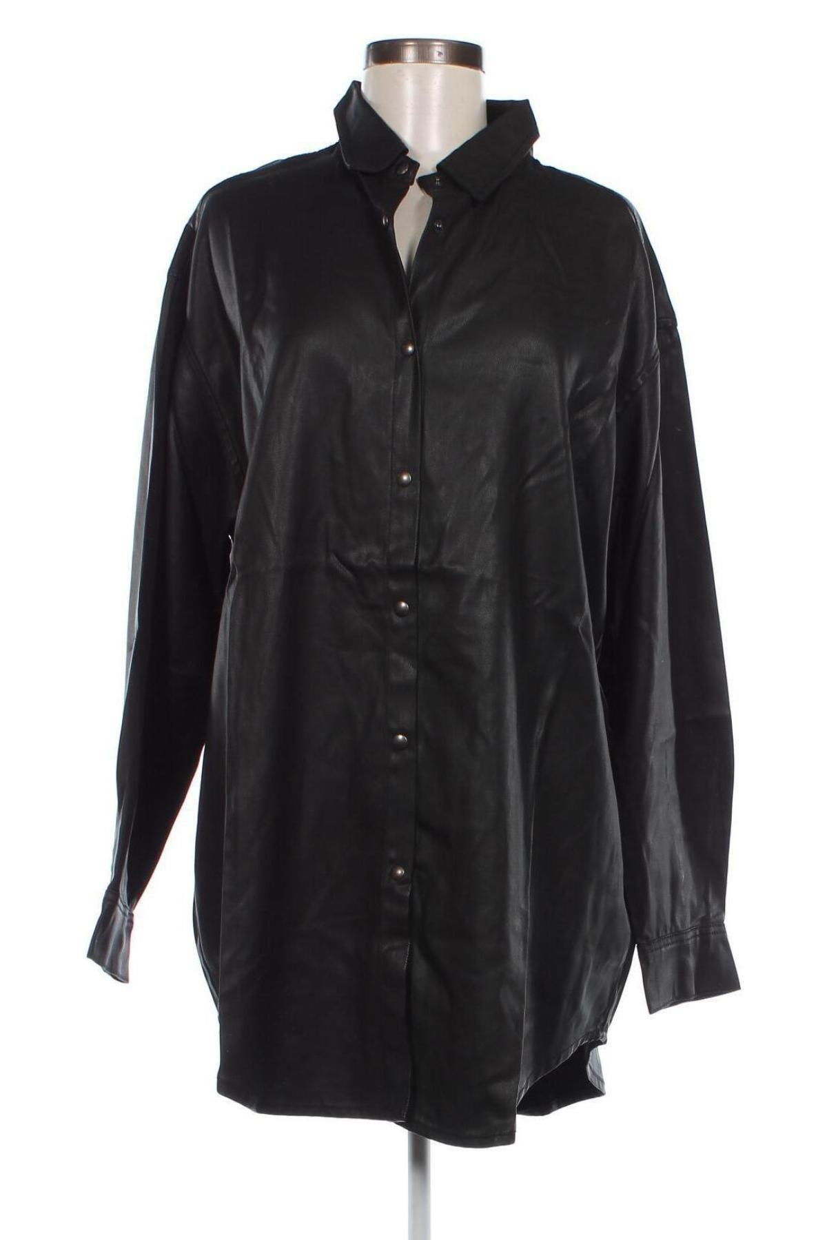 Дамска риза Teddy Smith, Размер XL, Цвят Черен, Цена 38,88 лв.