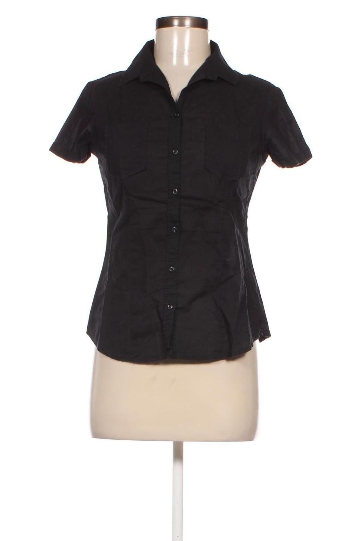Γυναικείο πουκάμισο Terranova, Μέγεθος S, Χρώμα Μαύρο, Τιμή 5,76 €