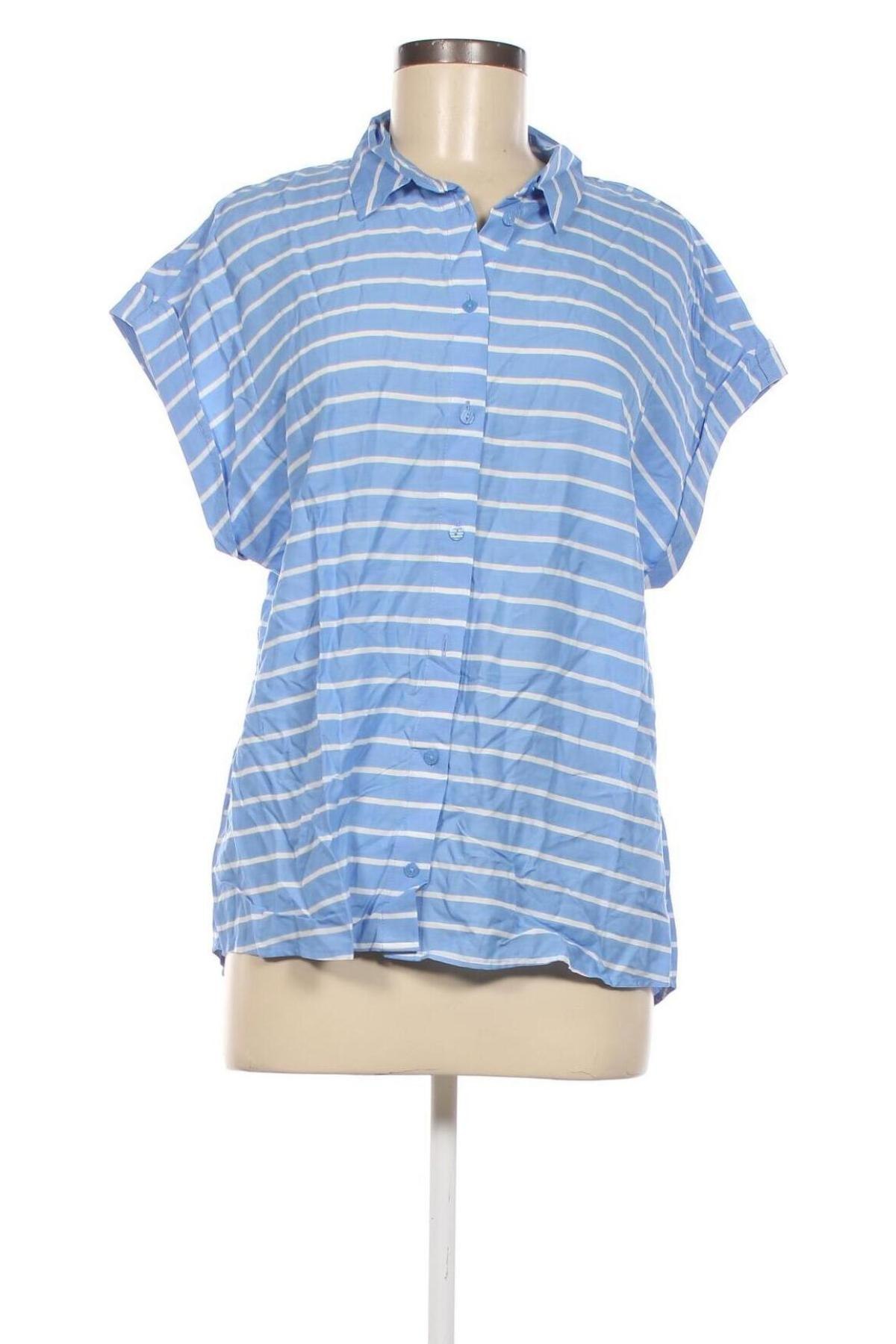 Γυναικείο πουκάμισο Tom Tailor, Μέγεθος L, Χρώμα Μπλέ, Τιμή 17,86 €
