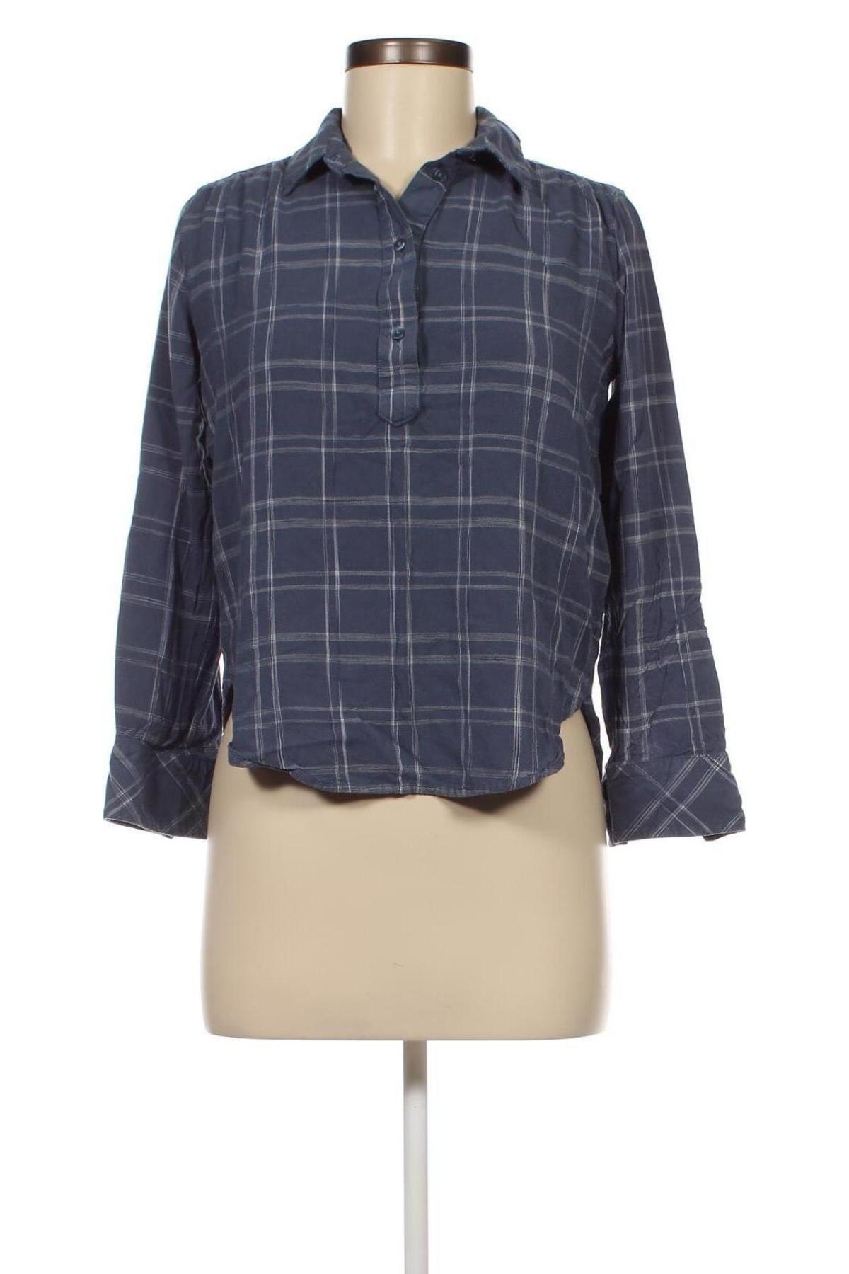 Γυναικείο πουκάμισο Tom Tailor, Μέγεθος S, Χρώμα Μπλέ, Τιμή 8,89 €