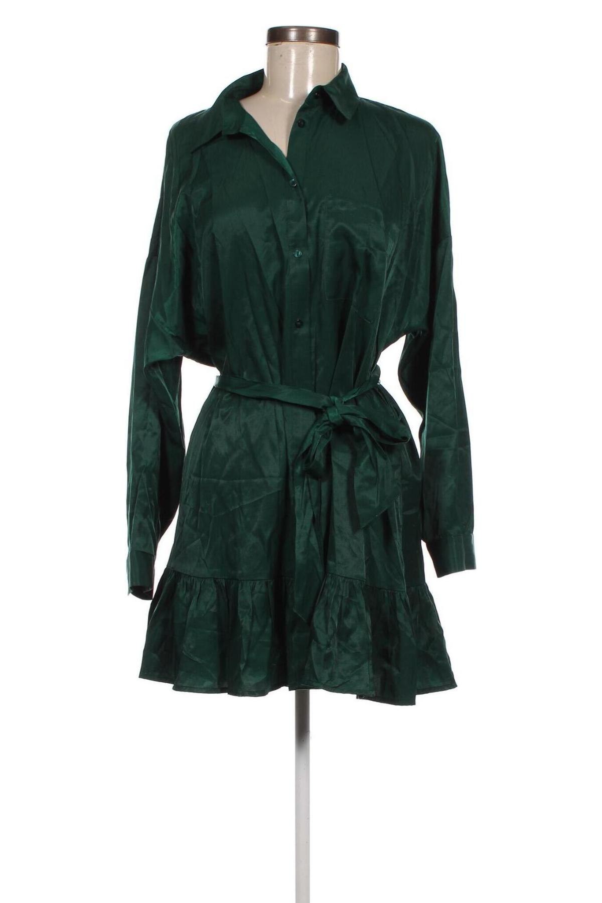 Дамска риза Zara, Размер L, Цвят Зелен, Цена 24,00 лв.