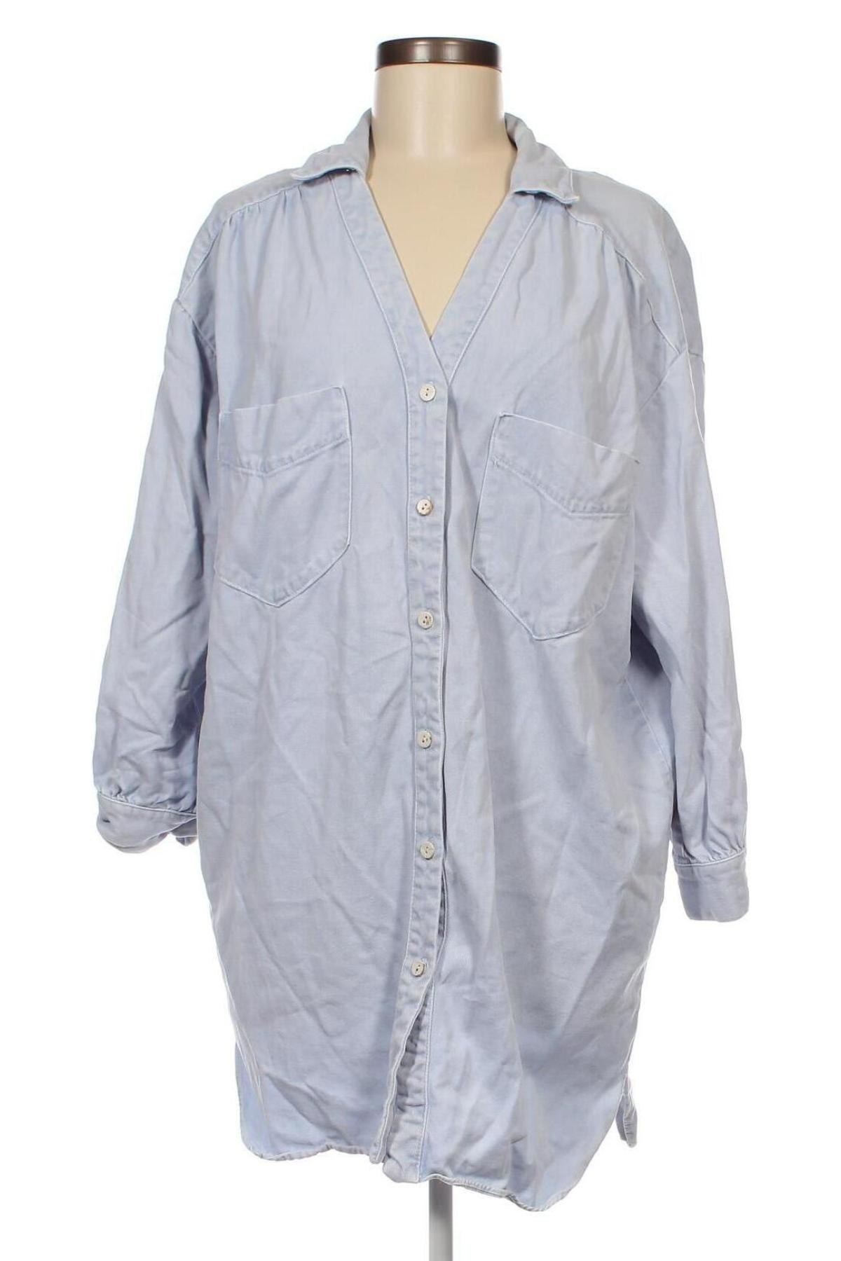 Dámska košeľa  Zara, Veľkosť S, Farba Modrá, Cena  13,84 €
