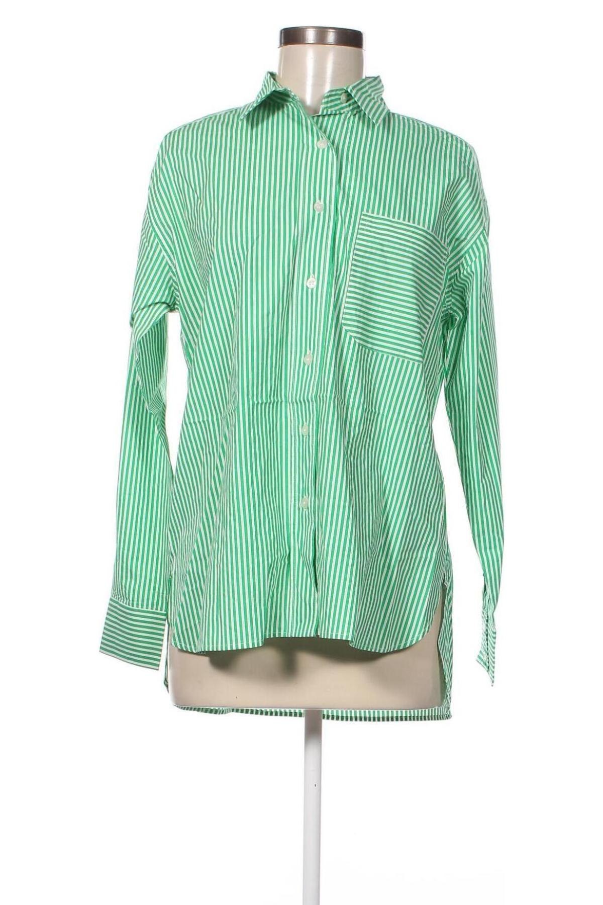 Γυναικείο πουκάμισο mbyM, Μέγεθος XS, Χρώμα Πράσινο, Τιμή 29,97 €