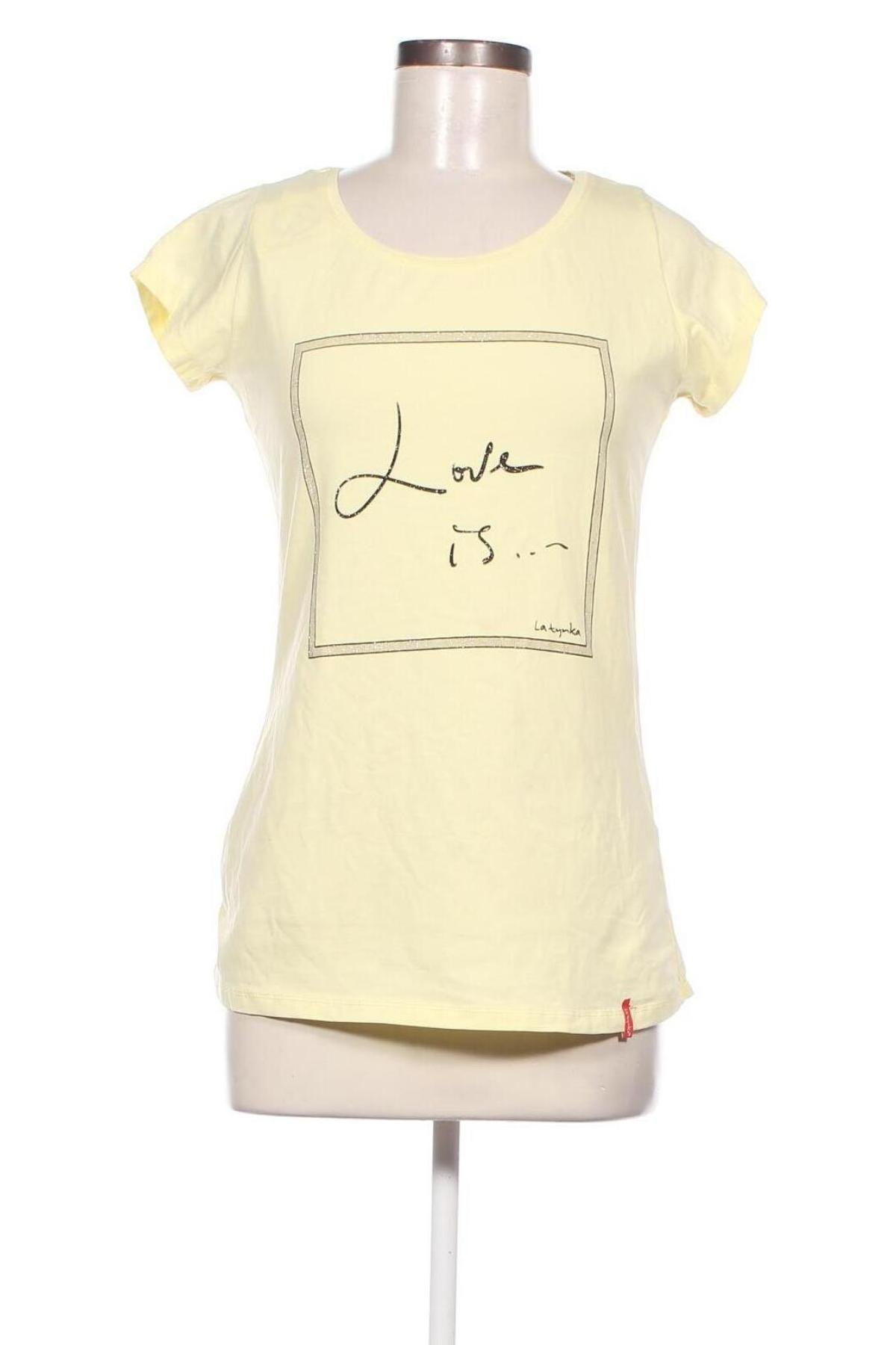 Γυναικείο t-shirt, Μέγεθος M, Χρώμα Κίτρινο, Τιμή 6,68 €
