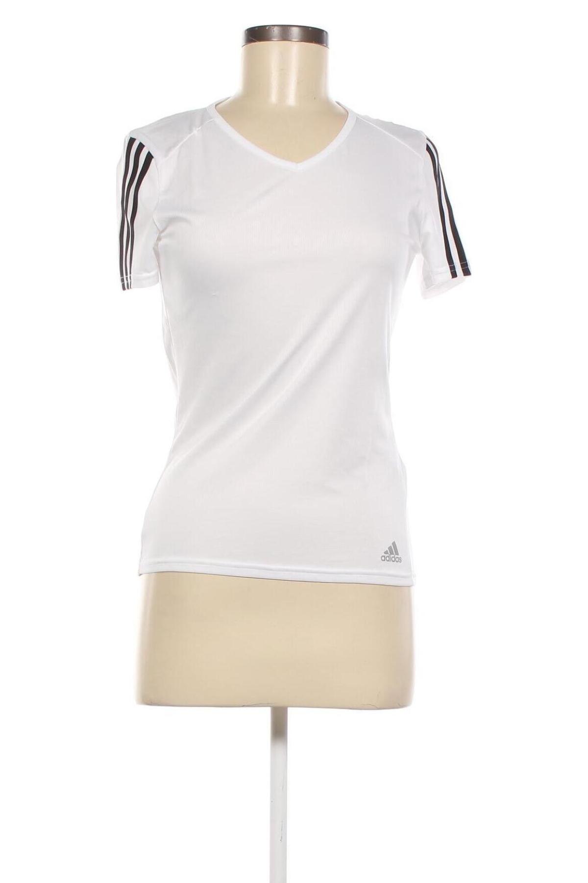 Damen T-Shirt Adidas, Größe XS, Farbe Weiß, Preis € 11,96