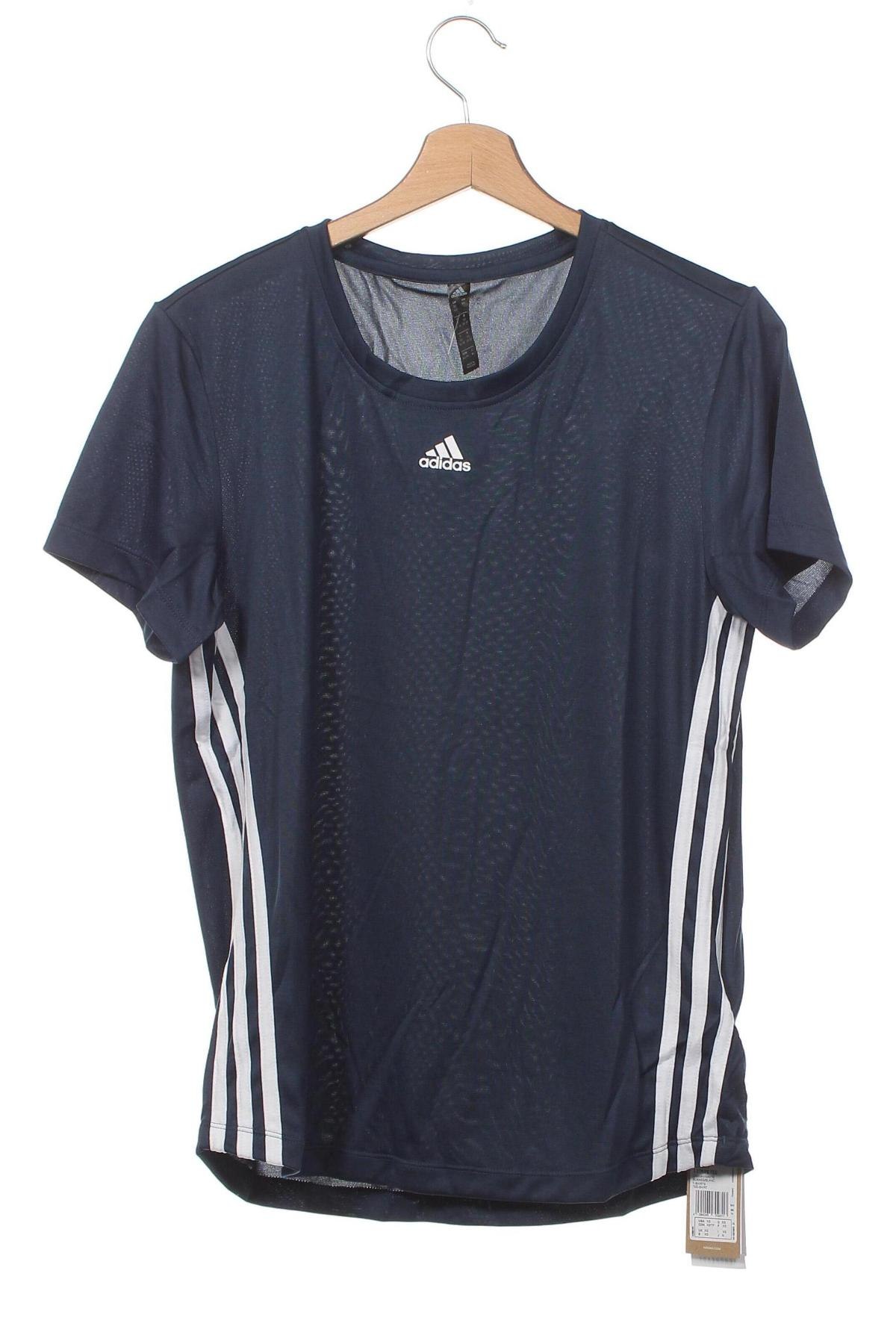 Дамска тениска Adidas, Размер XS, Цвят Син, Цена 25,52 лв.