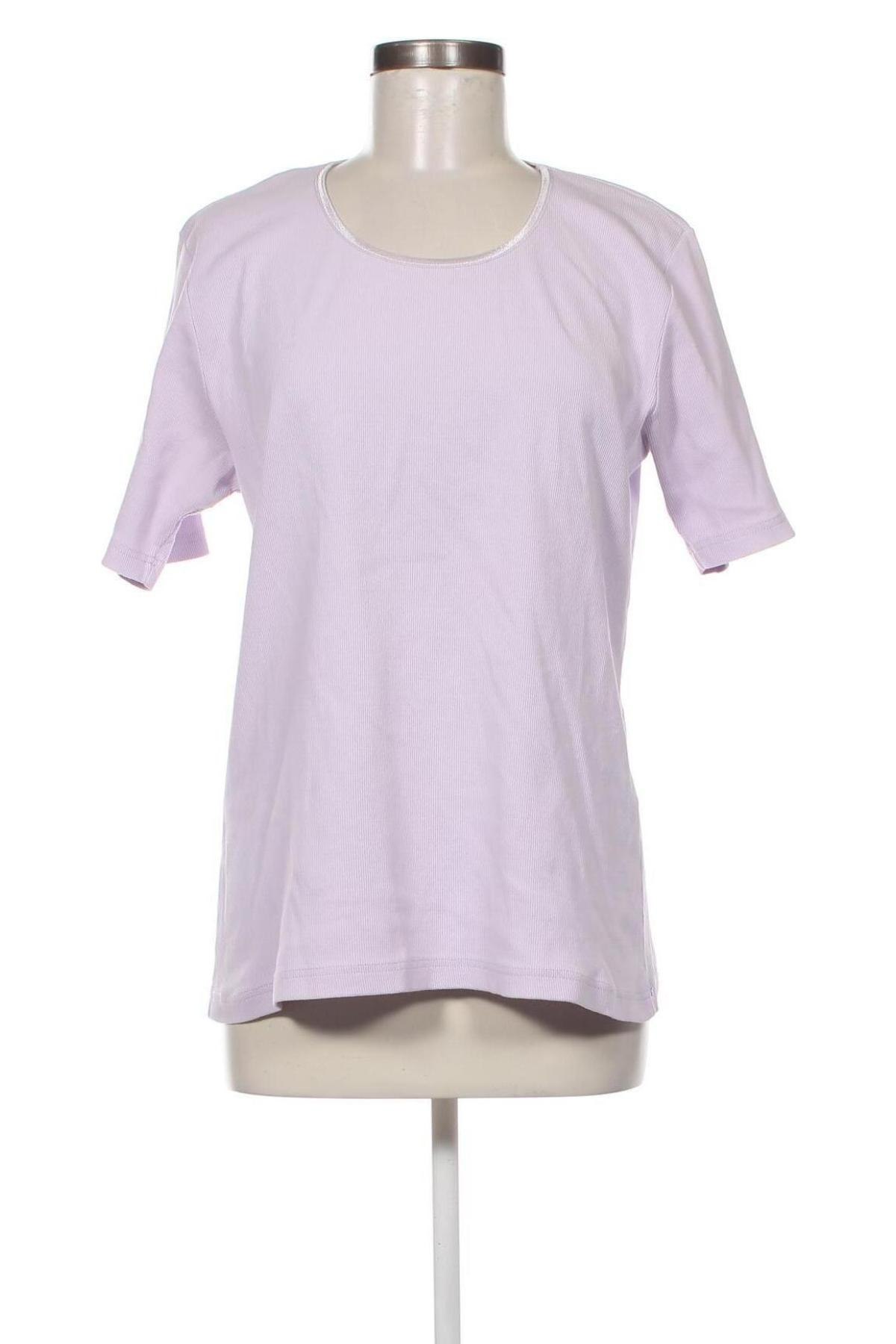 Γυναικείο t-shirt Gina Laura, Μέγεθος L, Χρώμα Βιολετί, Τιμή 8,18 €