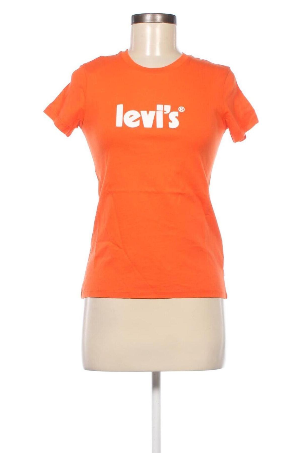 Damski T-shirt Levi's, Rozmiar XXS, Kolor Pomarańczowy, Cena 61,84 zł