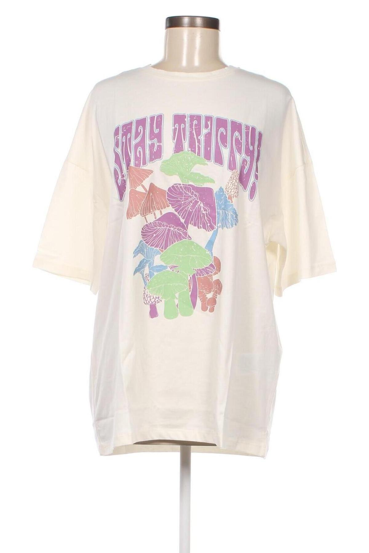 Damen T-Shirt Neon & Nylon by Only, Größe M, Farbe Ecru, Preis € 17,01