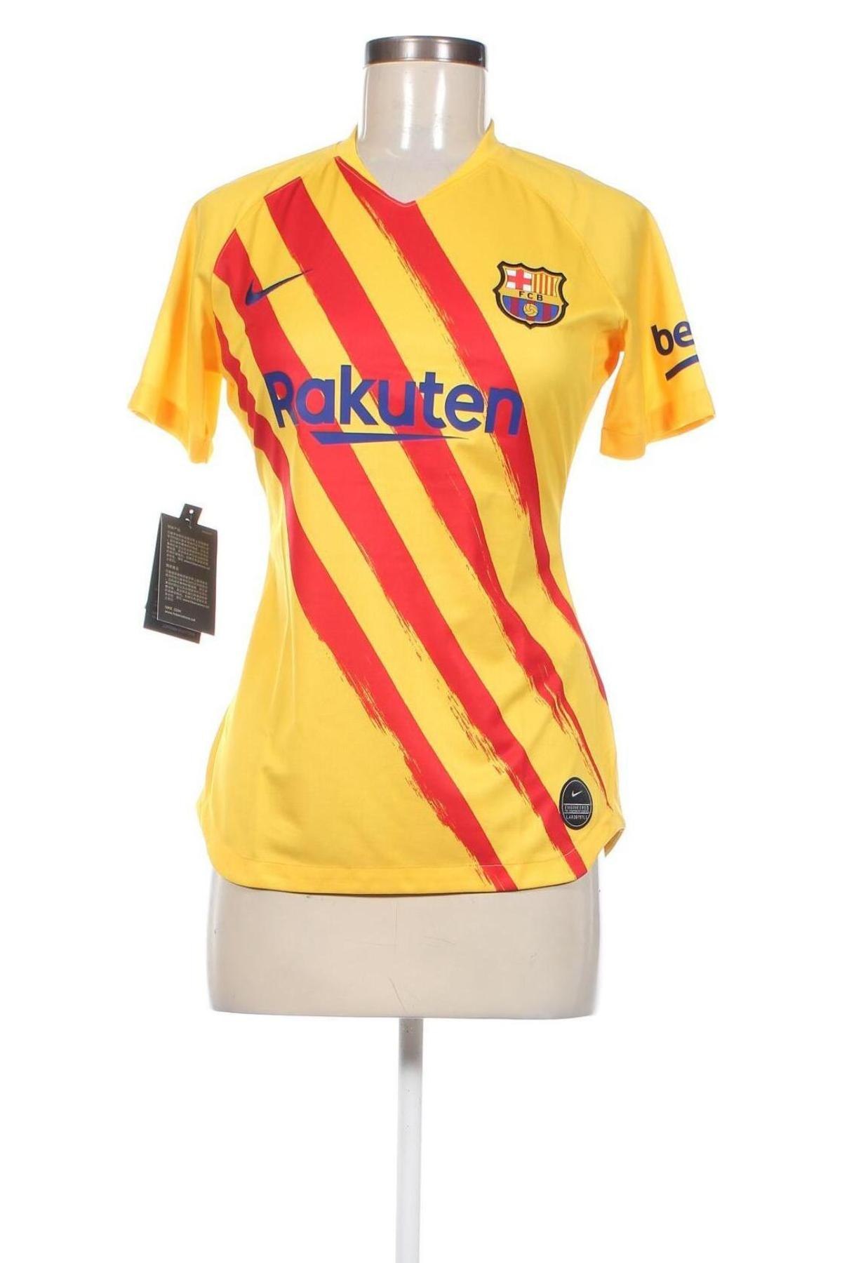 Damen T-Shirt Nike, Größe S, Farbe Gelb, Preis 29,90 €
