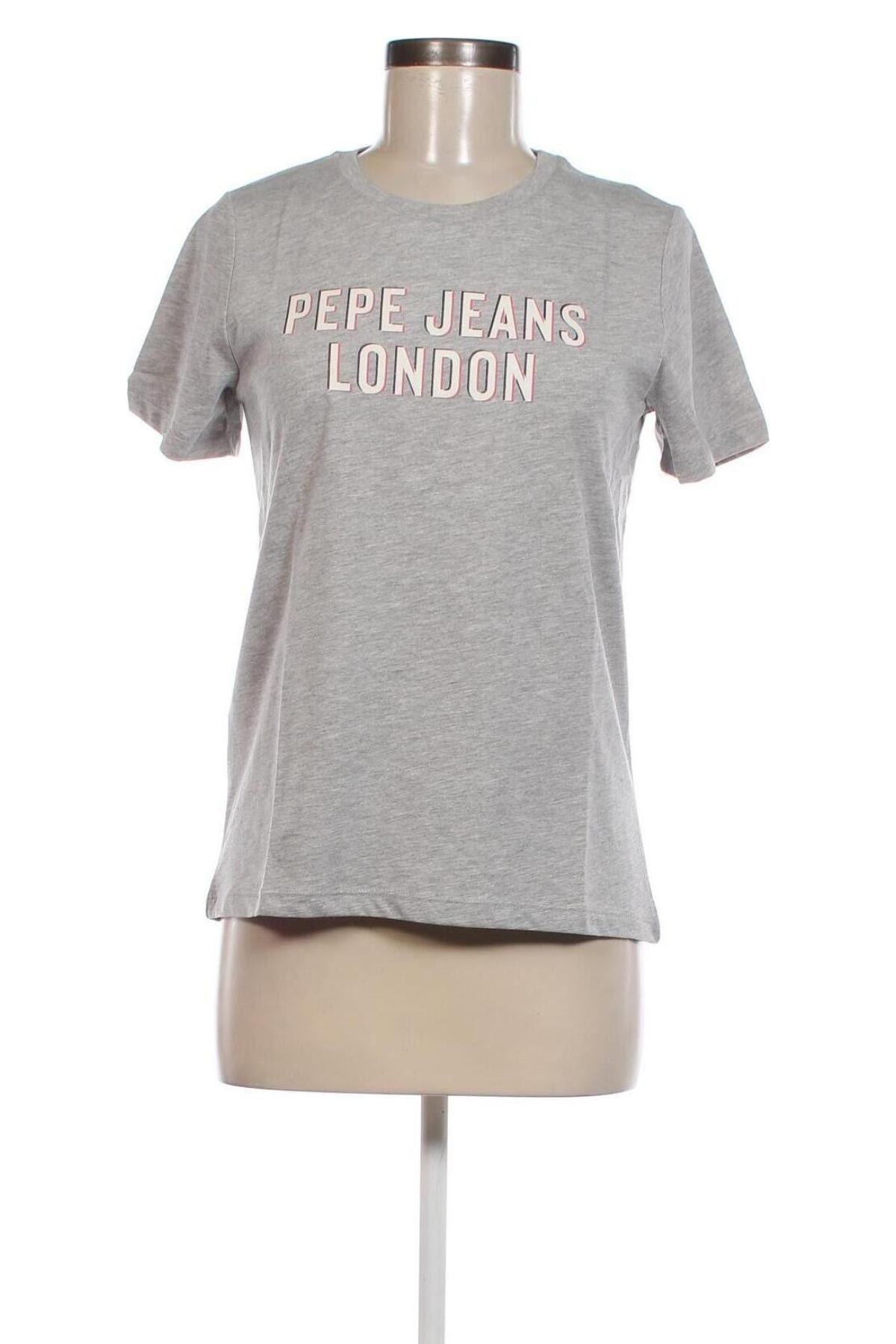 Дамска тениска Pepe Jeans, Размер S, Цвят Сив, Цена 31,32 лв.