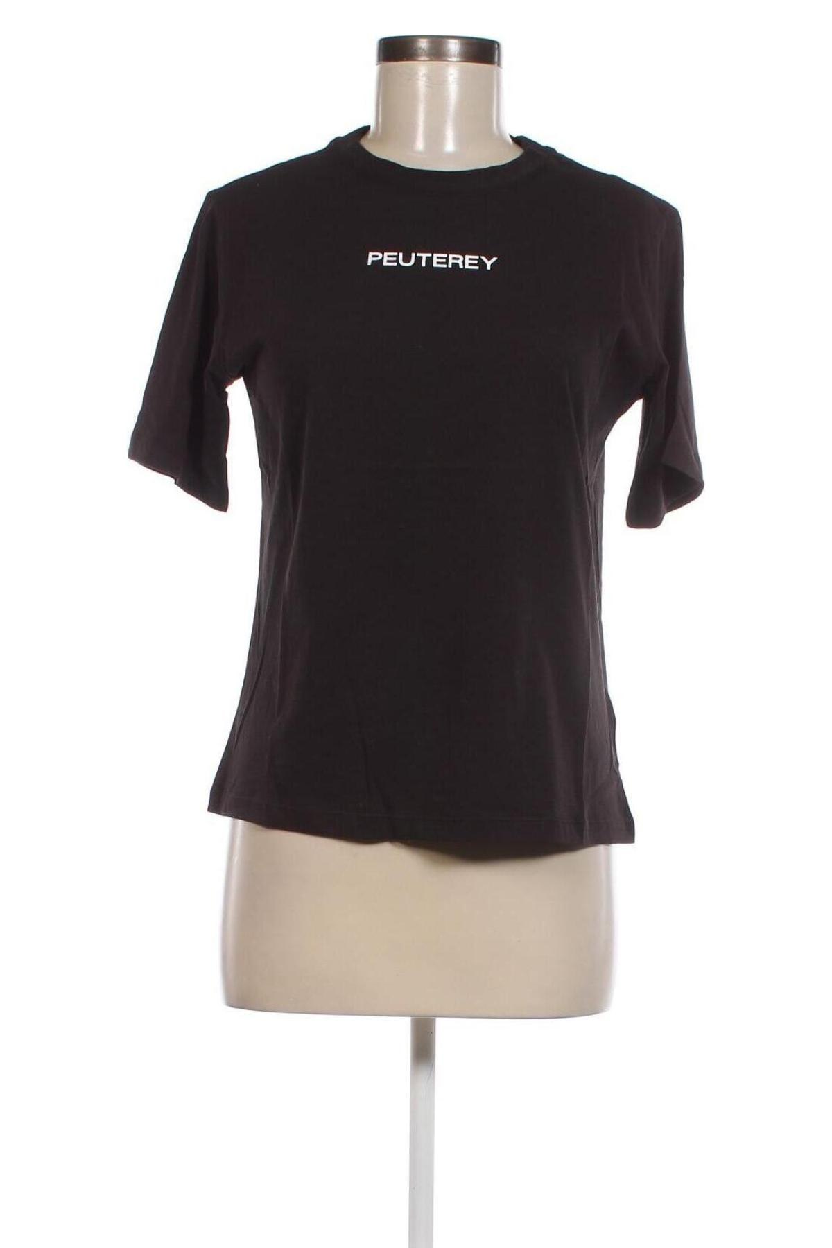 Damen T-Shirt Peuterey, Größe L, Farbe Schwarz, Preis 32,57 €